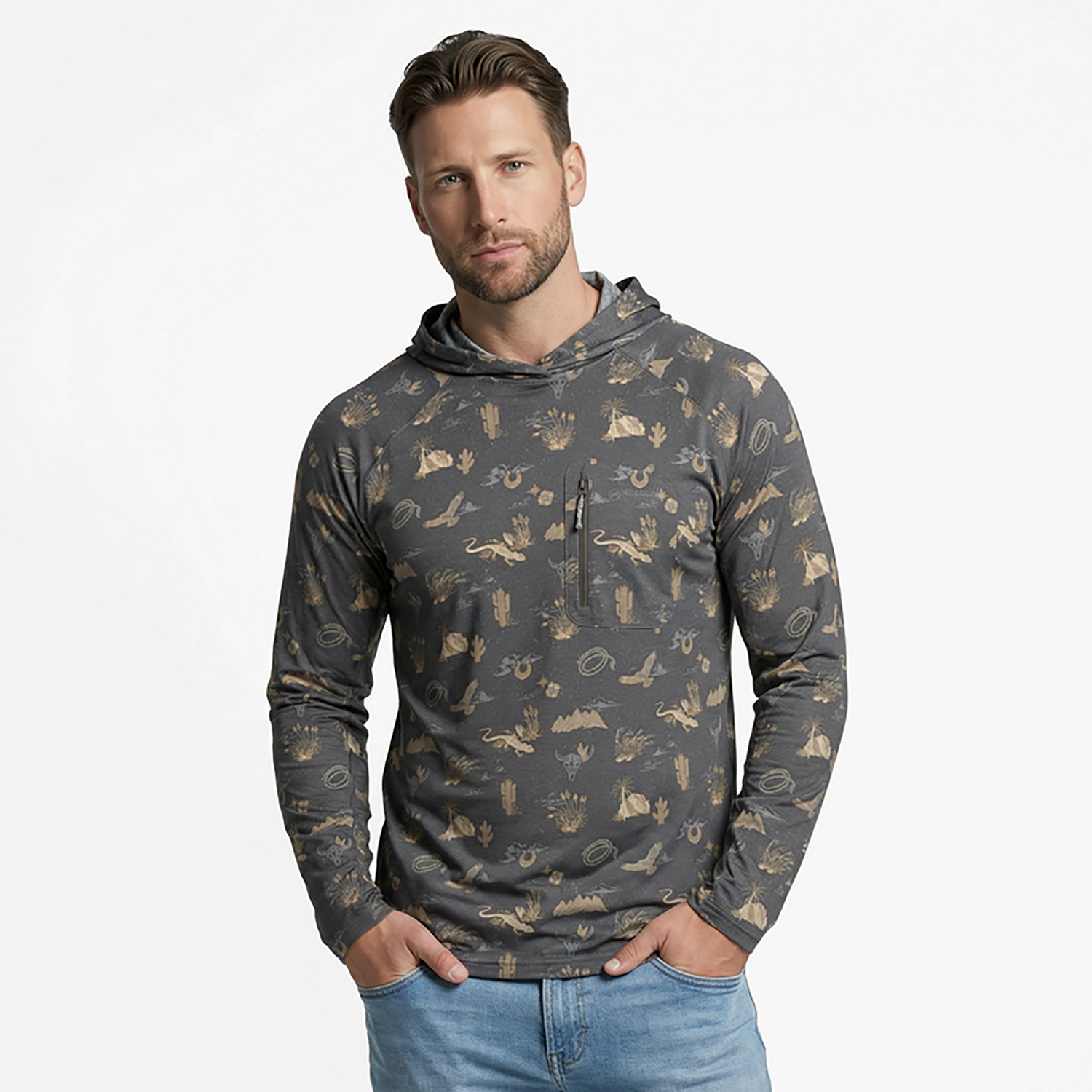 Magellan Outdoors Men's Shore and Line Hoodie - view number 2