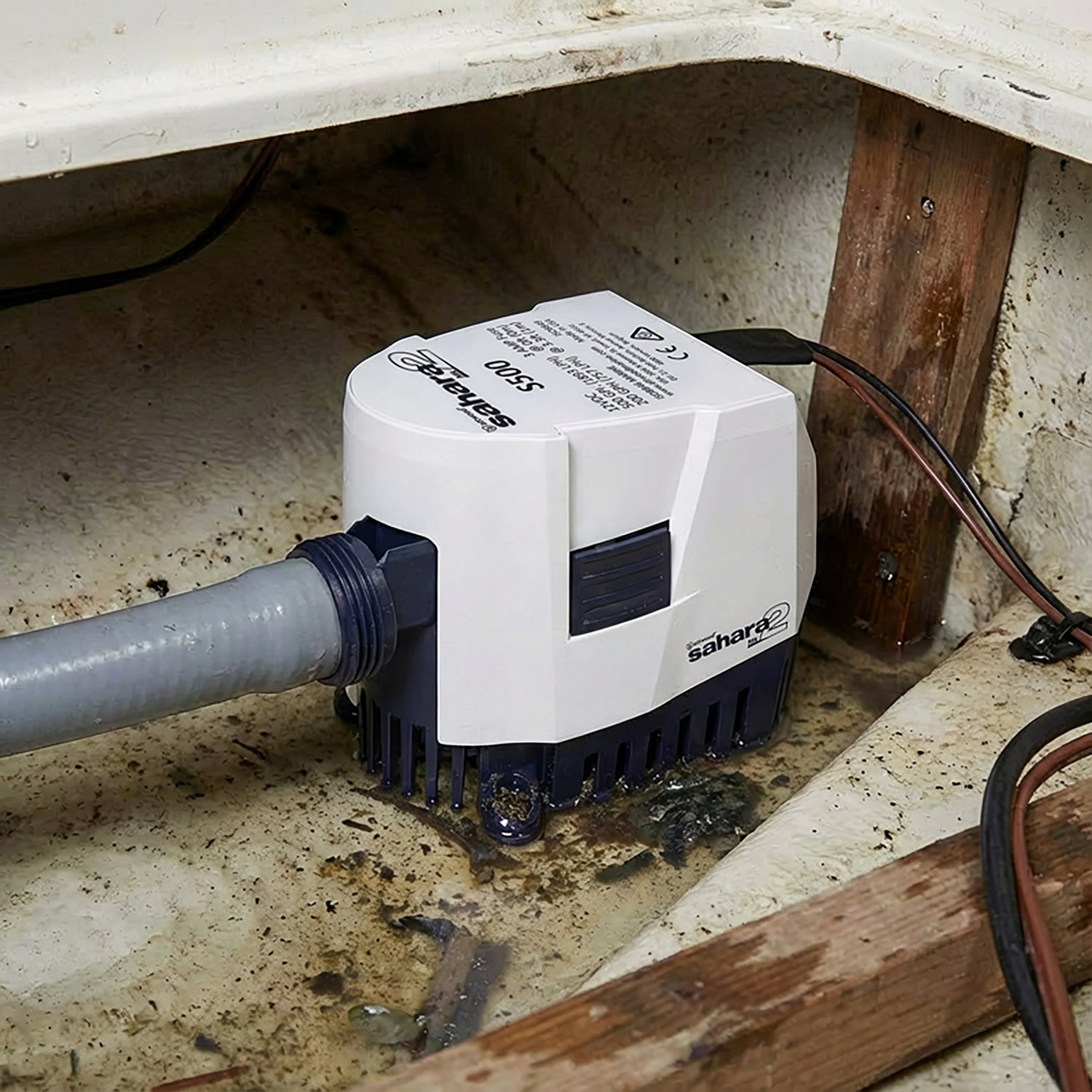 Attwood Sahara MK2 500 12V Automatic Bilge Pump