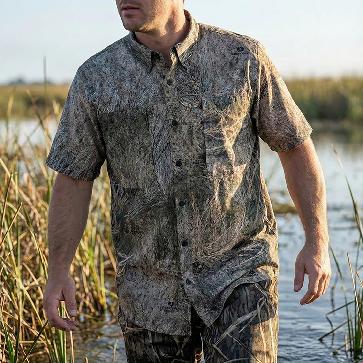 Magellan Outdoors Men's Lightweight Ripstop Button Down Short Sleeve Shirt                                                       - view number 7