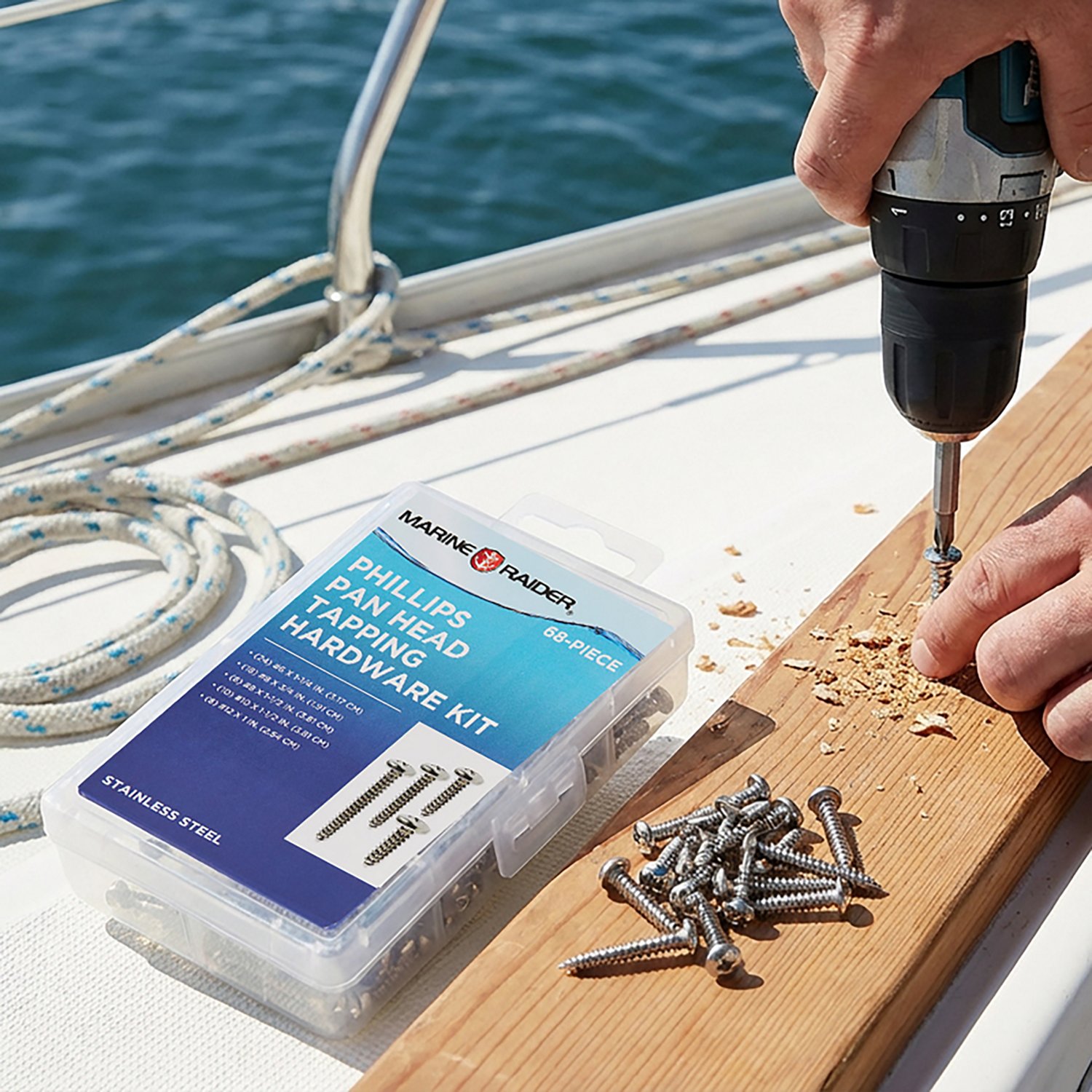 Marine Raider SS Pan Head Tapping Kit - 68 Pieces - view number 3