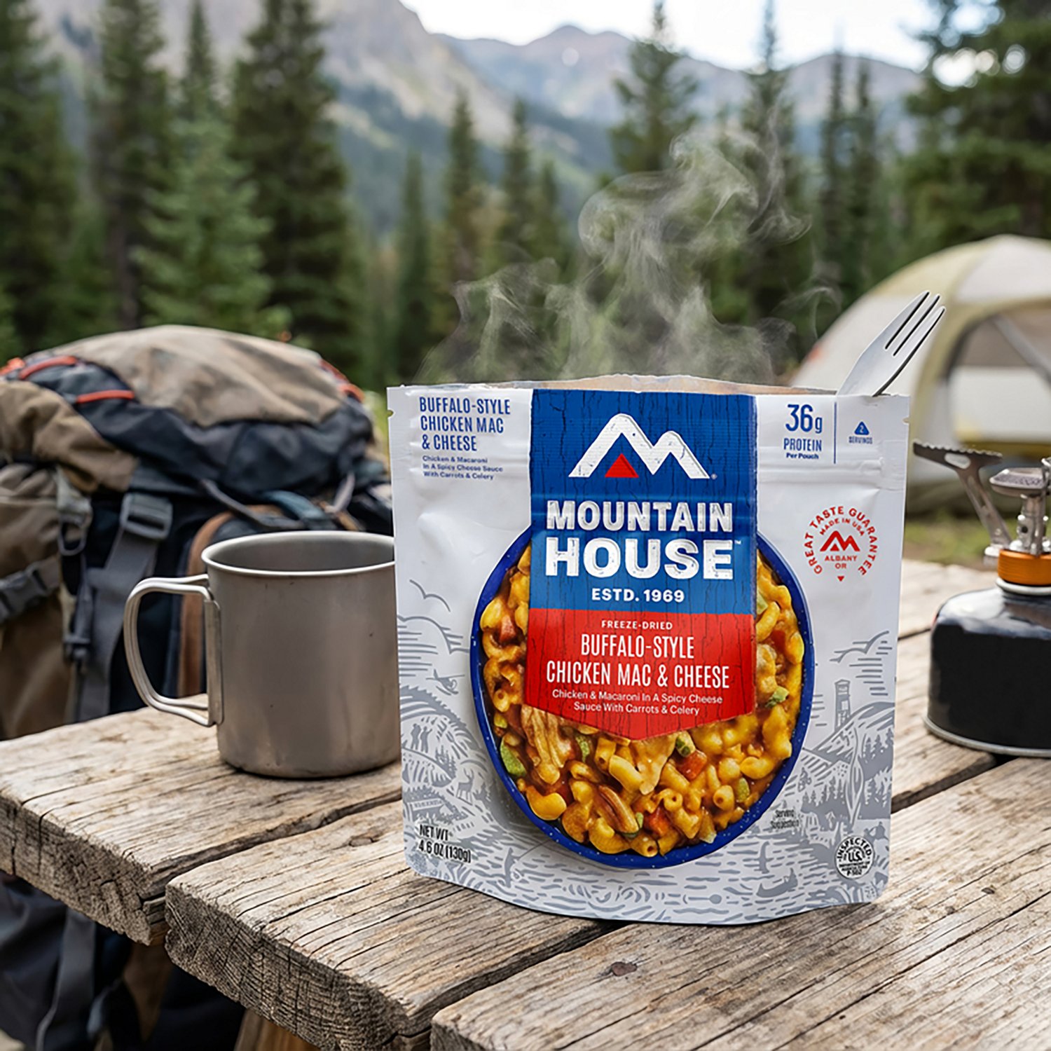 Mountain House Adventure Meals Buffalo Style Chicken Mac& Cheese Pouch                                                           - view number 6