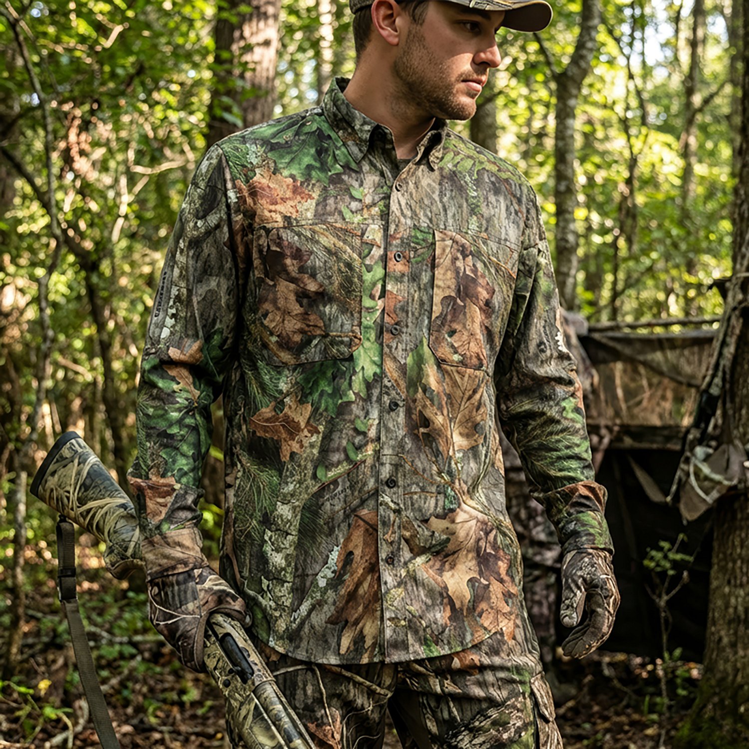 Magellan Outdoors Men's Lightweight Ripstop Button Down Long Sleeve Shirt - view number 6