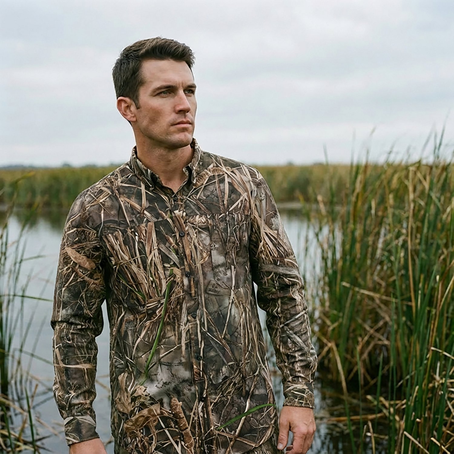 Magellan Outdoors Men's Lightweight Ripstop Button Down Long Sleeve Shirt - view number 7