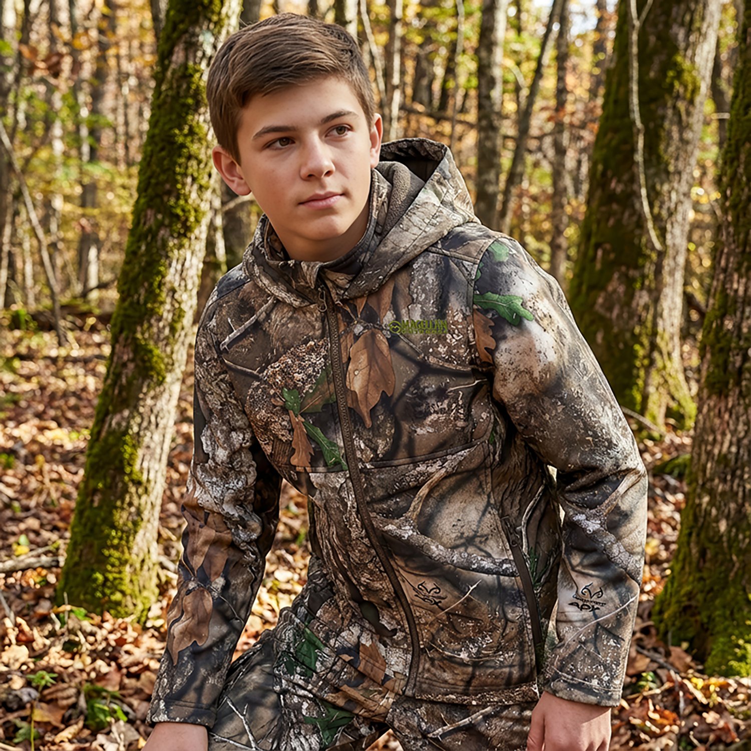 Magellan Outdoors Hunt Gear Youth Boone Hooded FZ Jacket - view number 4