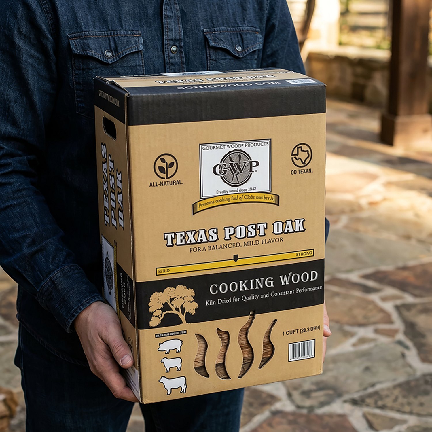 Gourmet Wood Texas Post Oak Cooking Wood