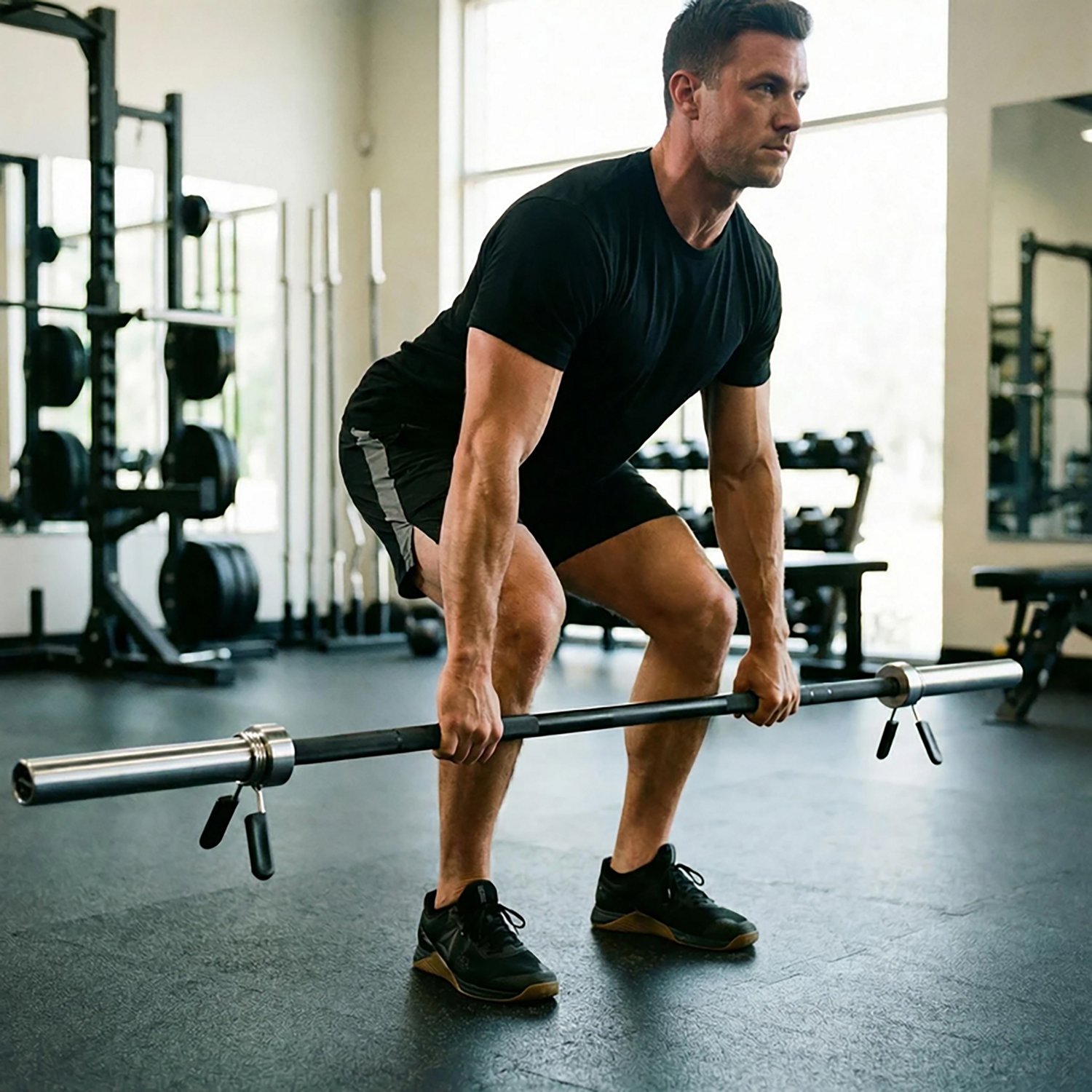 Lifeline 45 lb Olympic Bar With Collars - view number 4