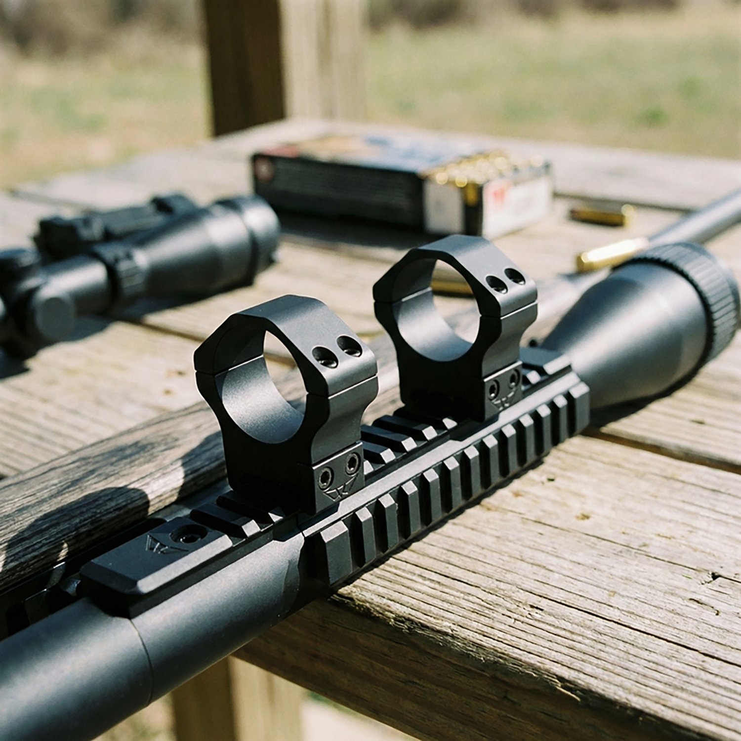 Warne Maxima Horizontal 30 mm High Matte Rings - view number 2