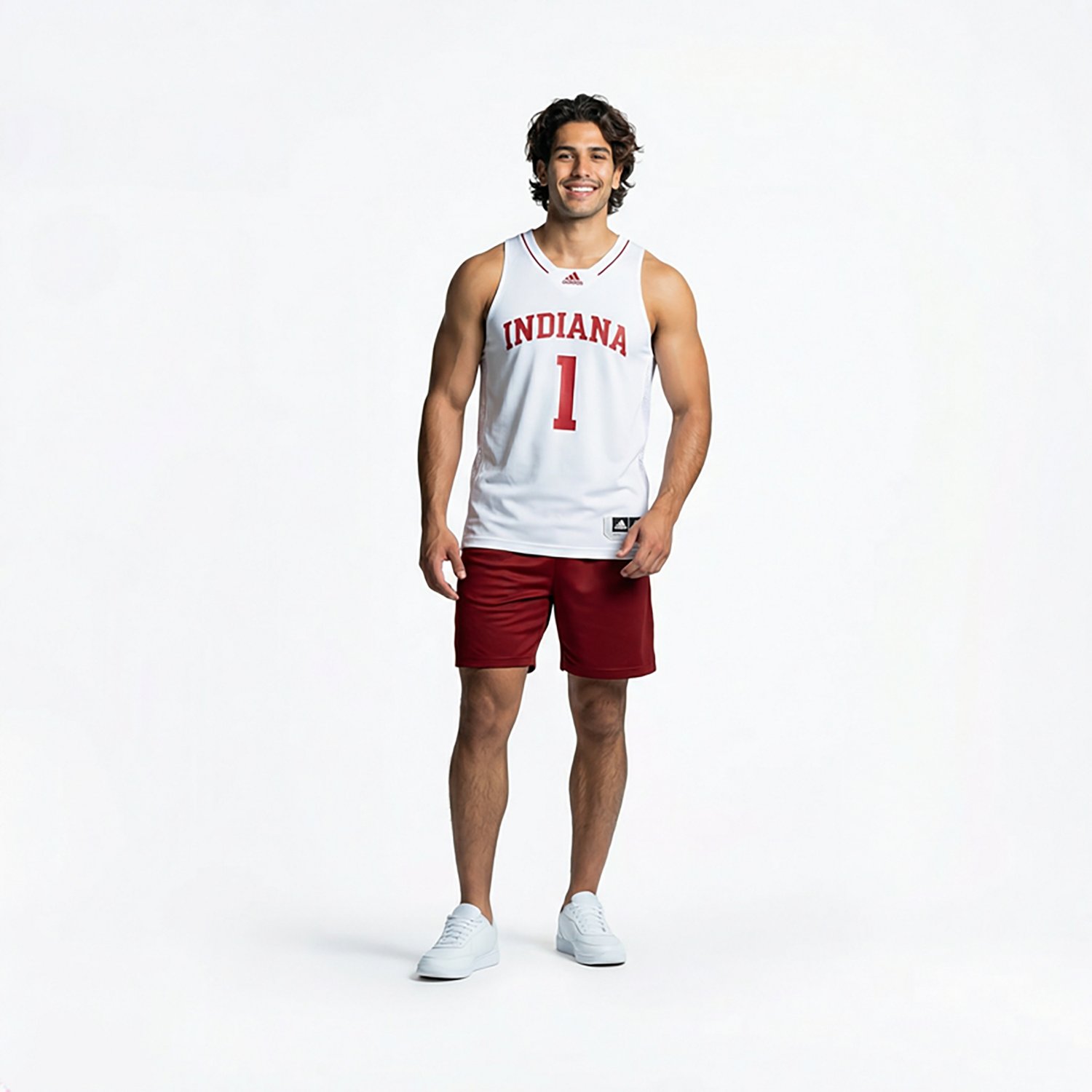 adidas Men's Indiana University Basketball Swingman Jersey - view number 3