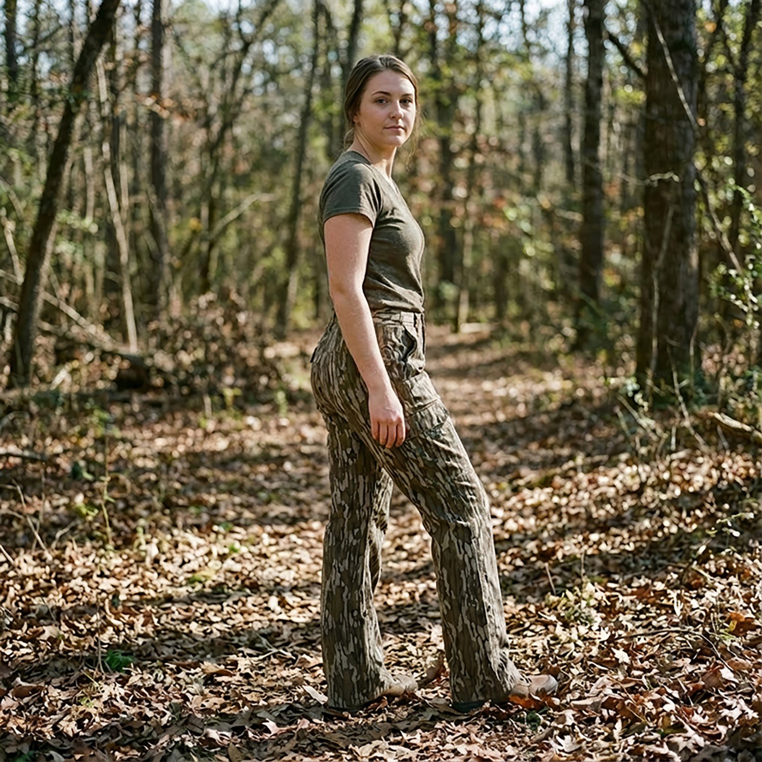 Magellan Outdoors Hunt Gear Women’s Roll Up Camo Pants - view number 5