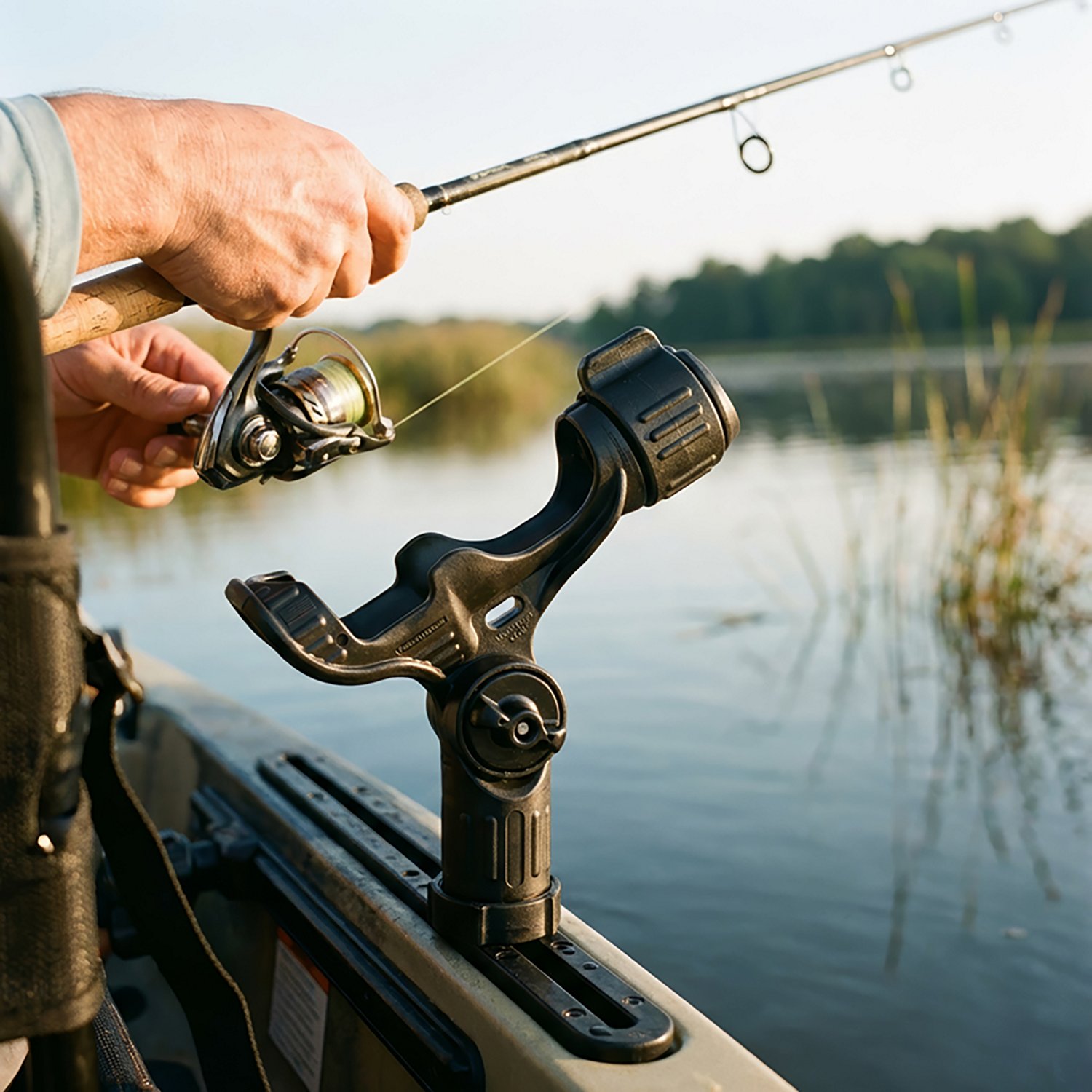 YakAttack Omega Rod Holder with LockNLoad Mounting Base