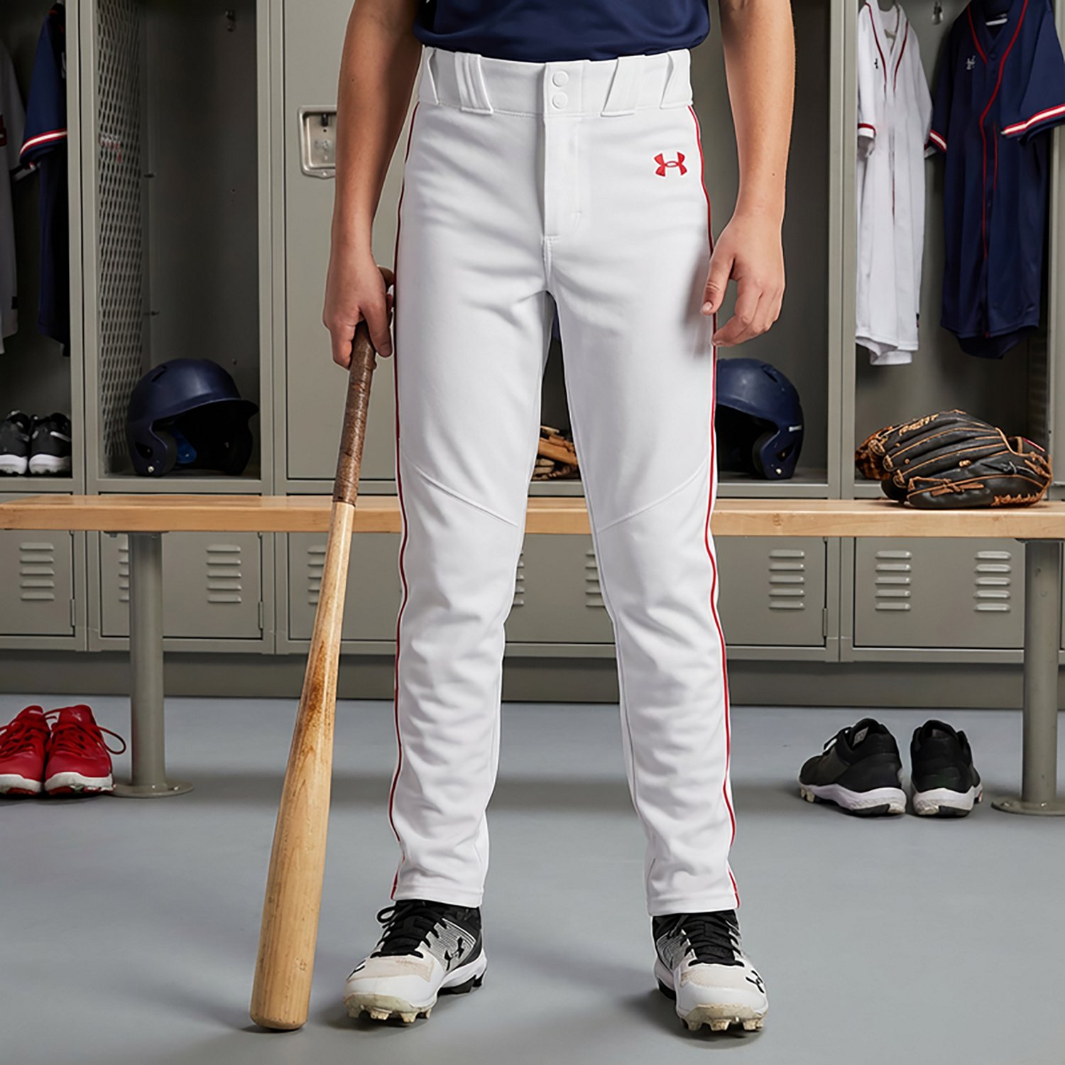 Under Armour Boys’ Piped Baseball Pants - view number 3