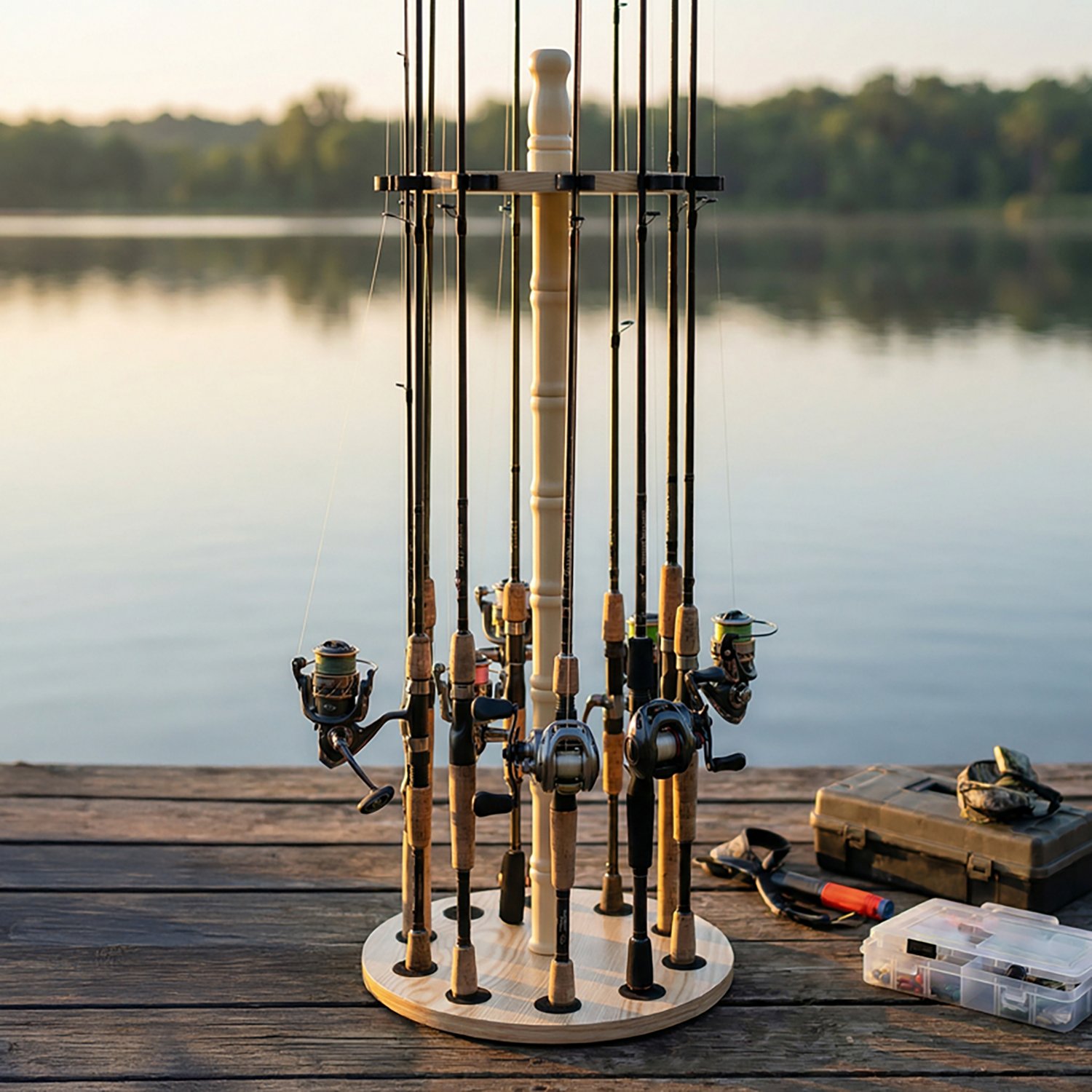 Rush Creek Creations 10 Round Fishing Rod Holder | Academy