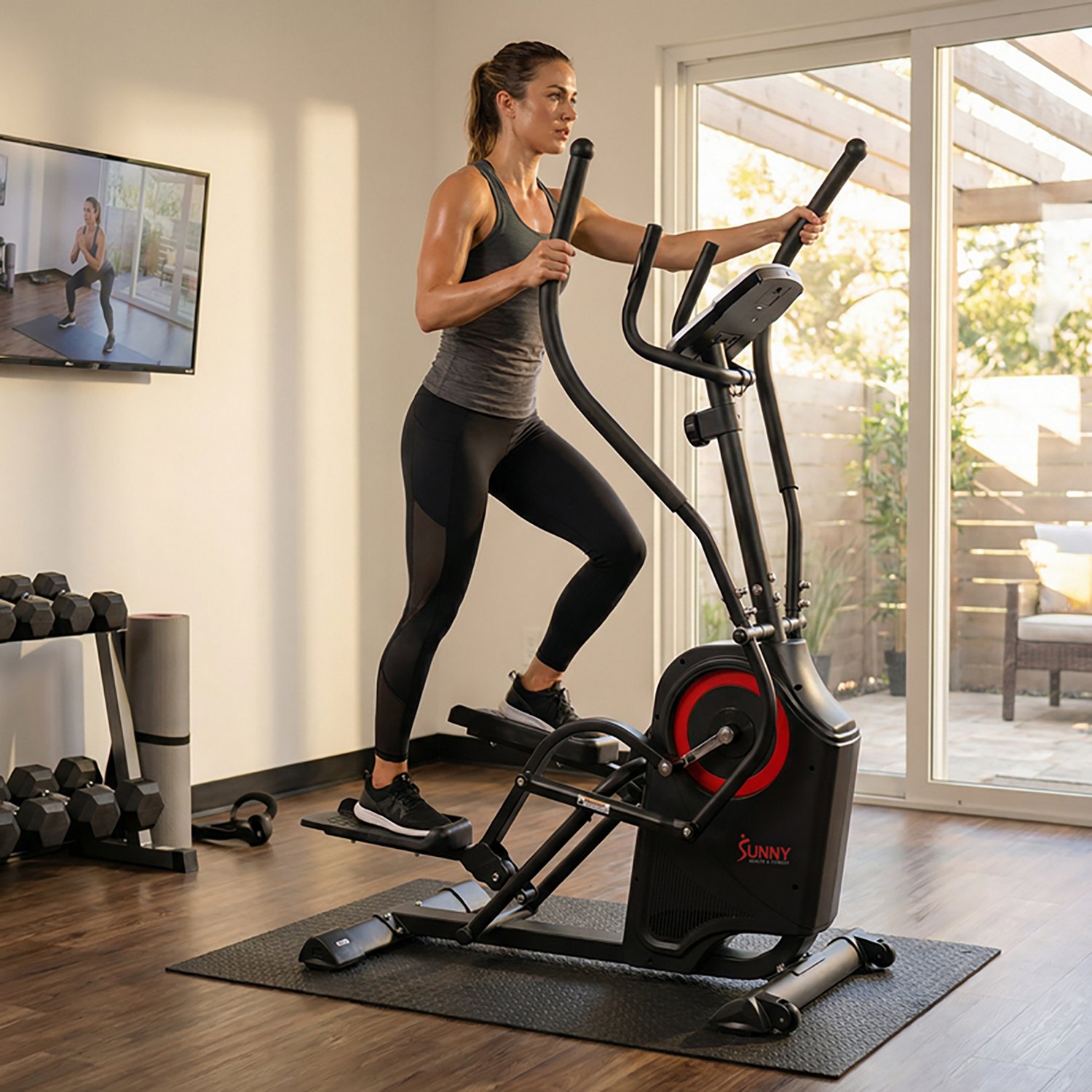 Sunny Health & Fitness Premium Cardio Climber