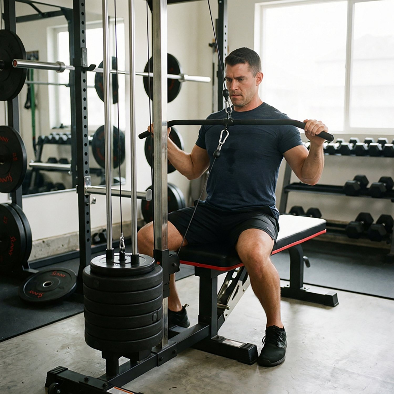 Sunny Health & Fitness Lat Pull Down Attachment                                                                                  - view number 5