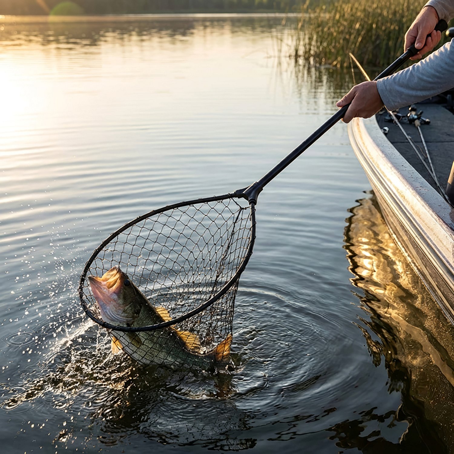 H2OX 18 inch X 21 inch Round Landing Net - view number 2