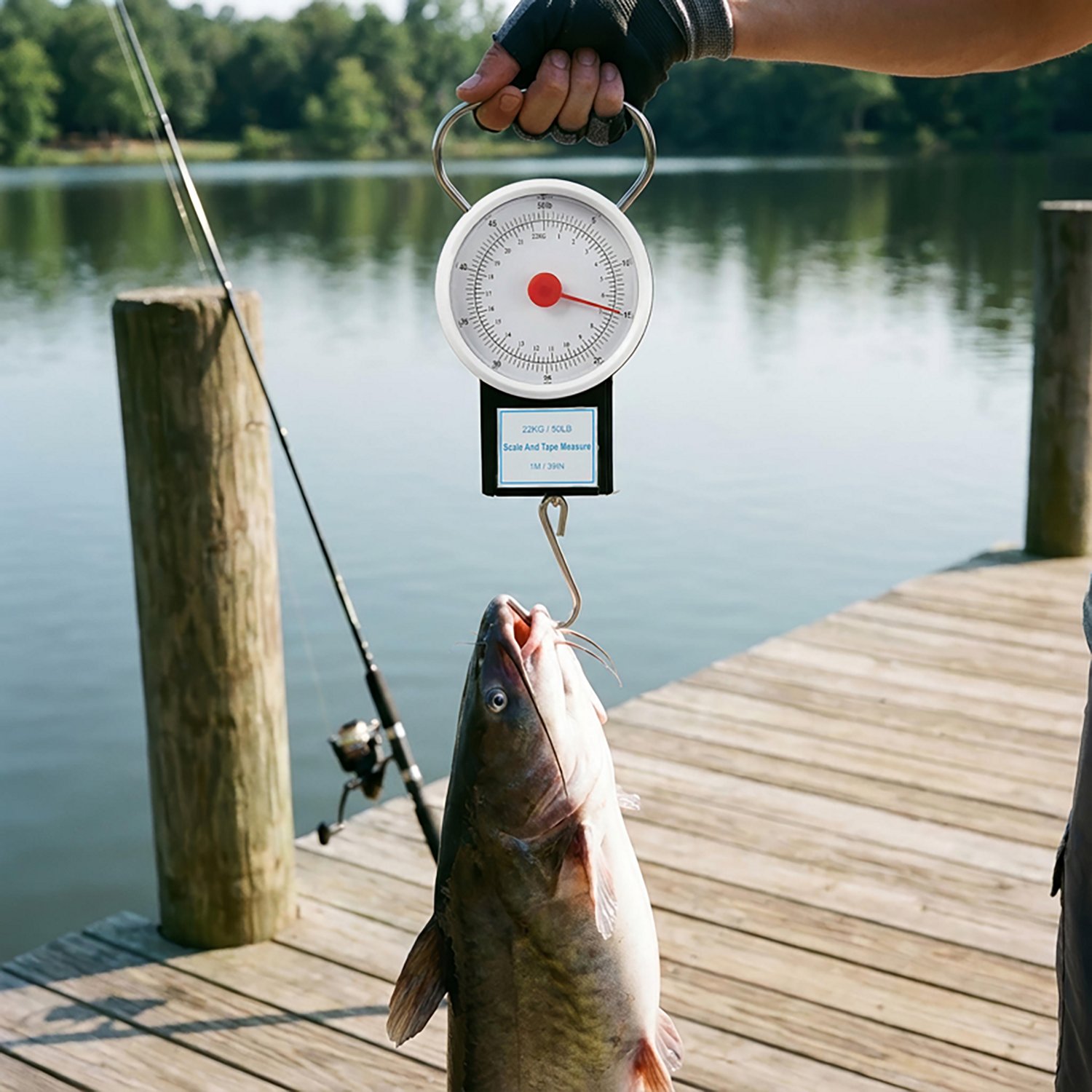 H2OX 50 Lb Mechanical Scale With Tape - view number 3