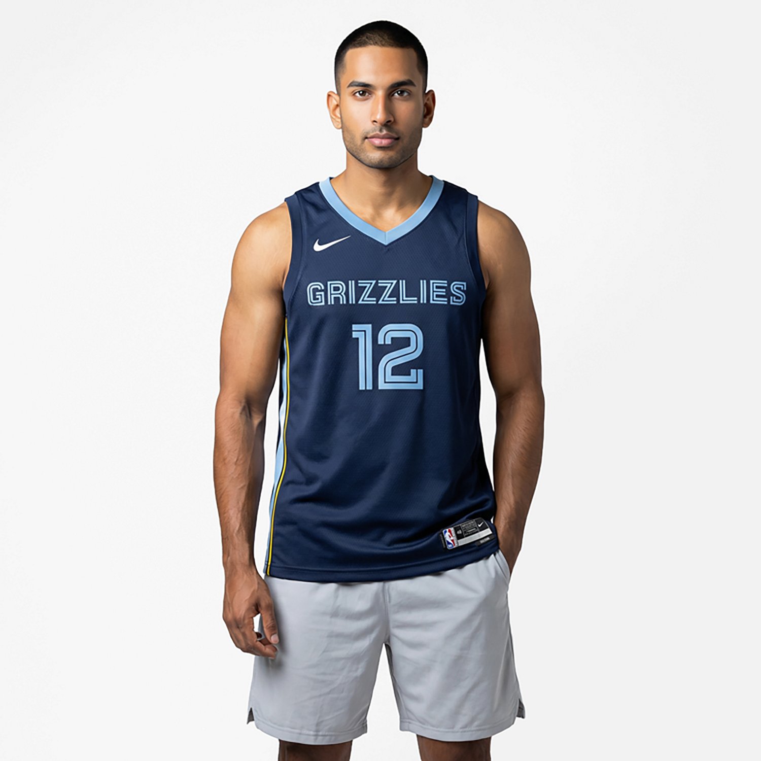 Nike Men's Memphis Grizzlies Ja Morant Swingman Jersey - view number 2