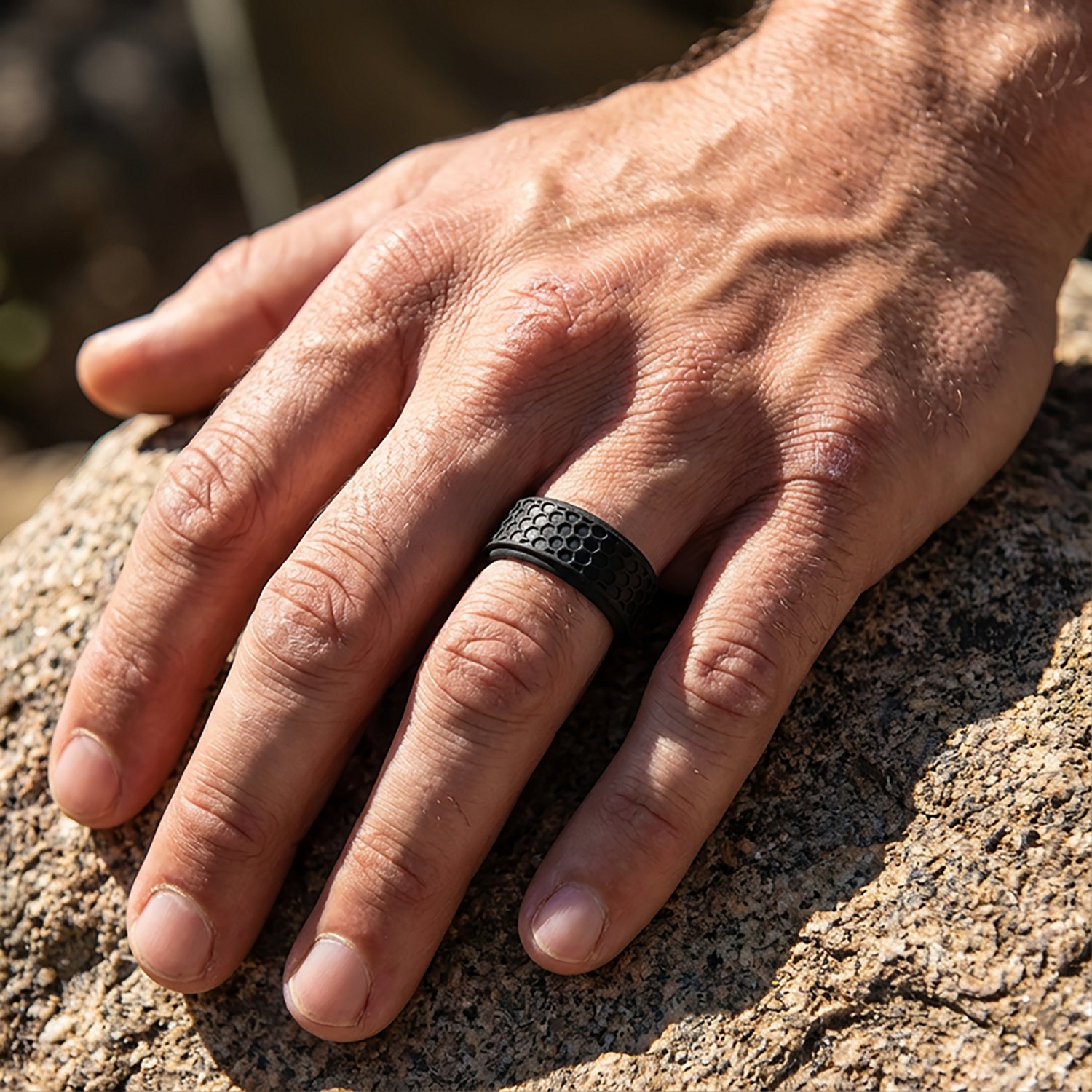QALO Men's Hex Ring - view number 3
