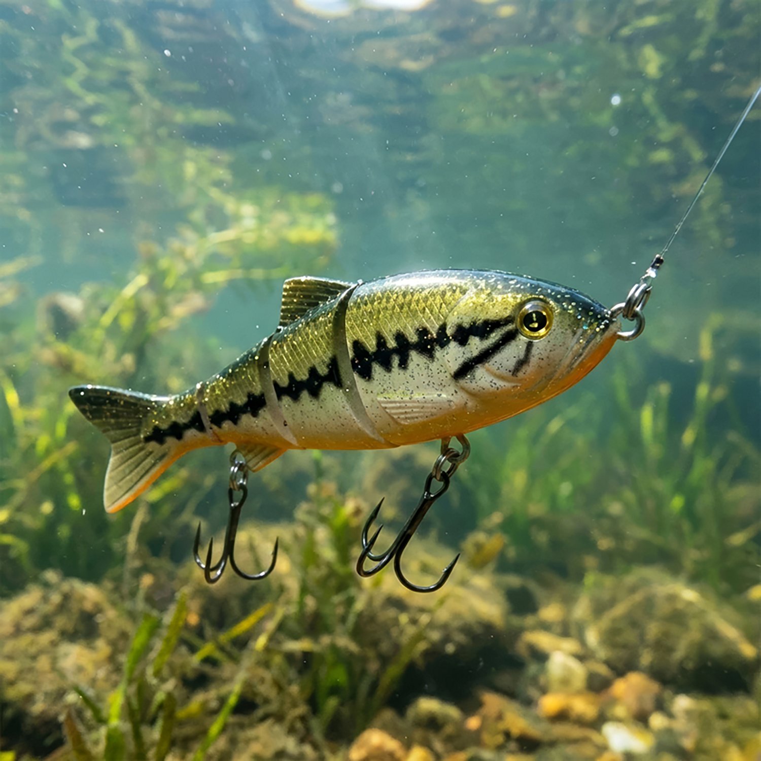 H2OX 3.5 Jointed Swim Shad Bait - view number 4