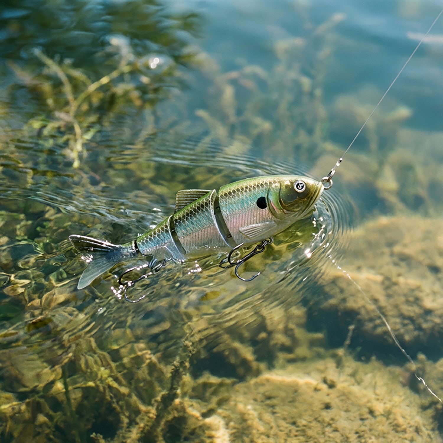 H2OX 3.5 Jointed Swim Shad Bait - view number 4