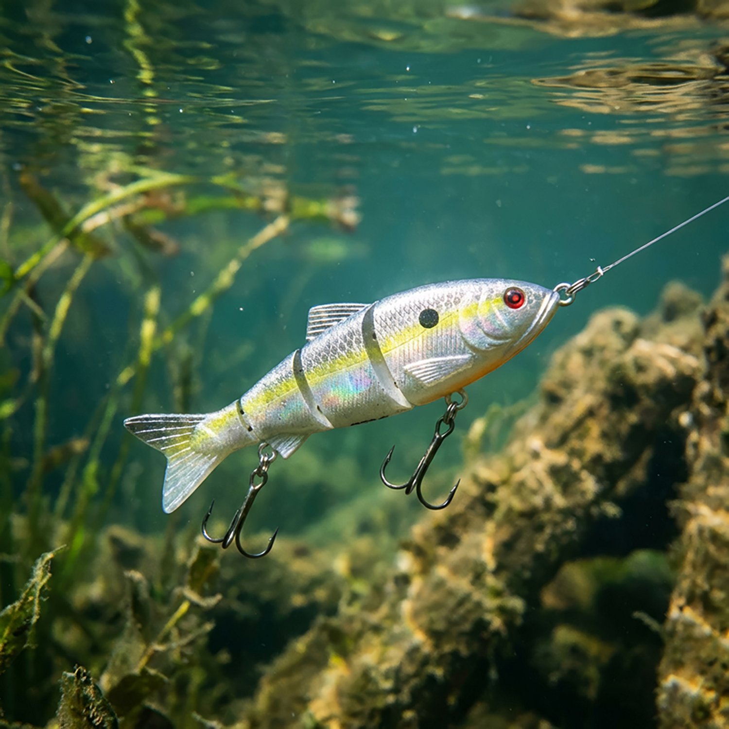 H2OX 3.5 Jointed Swim Shad Bait - view number 4