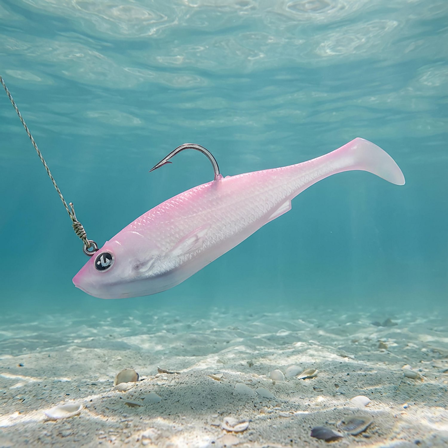 H2OX 4 inch Prerigged Saltwater Swim Shad 3 Pack                                                                                 - view number 4