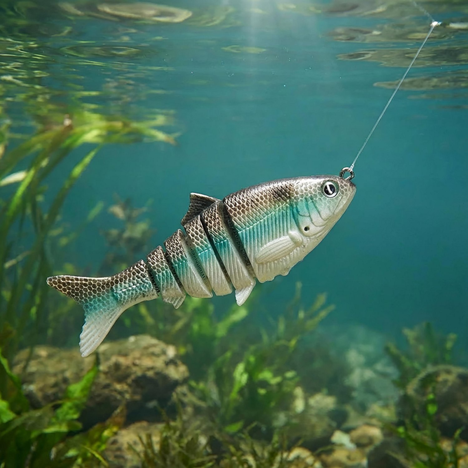 H2OX 3.5 inch Multi Joint Shad Swim Bait - view number 3