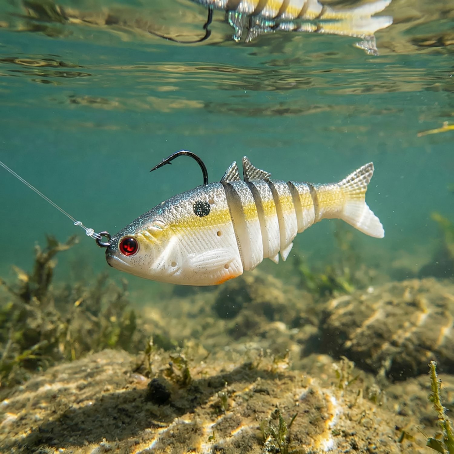 H2OX 3.5 inch Multi Joint Shad Swim Bait