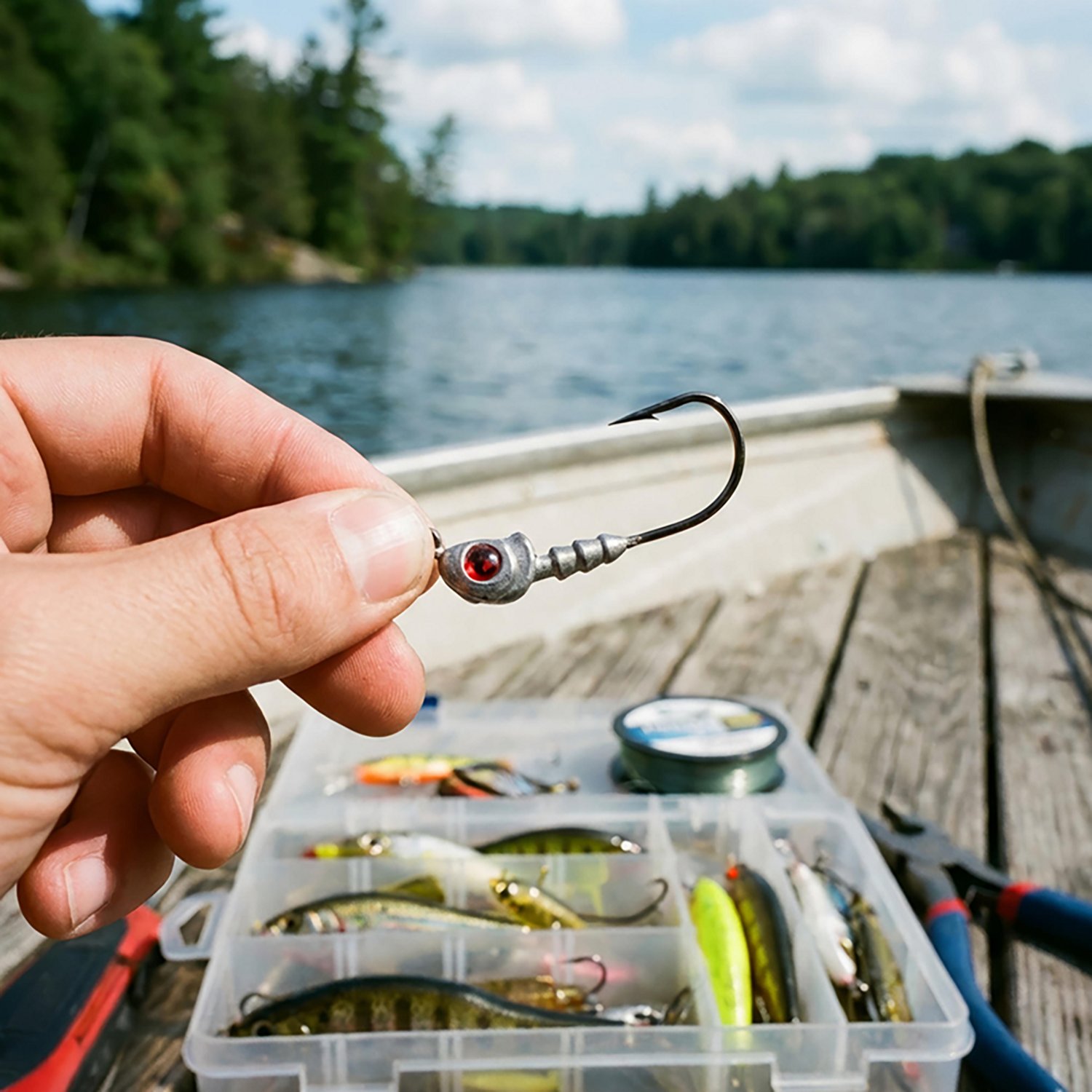 H2OX Flat Minnow Jig Head - view number 4