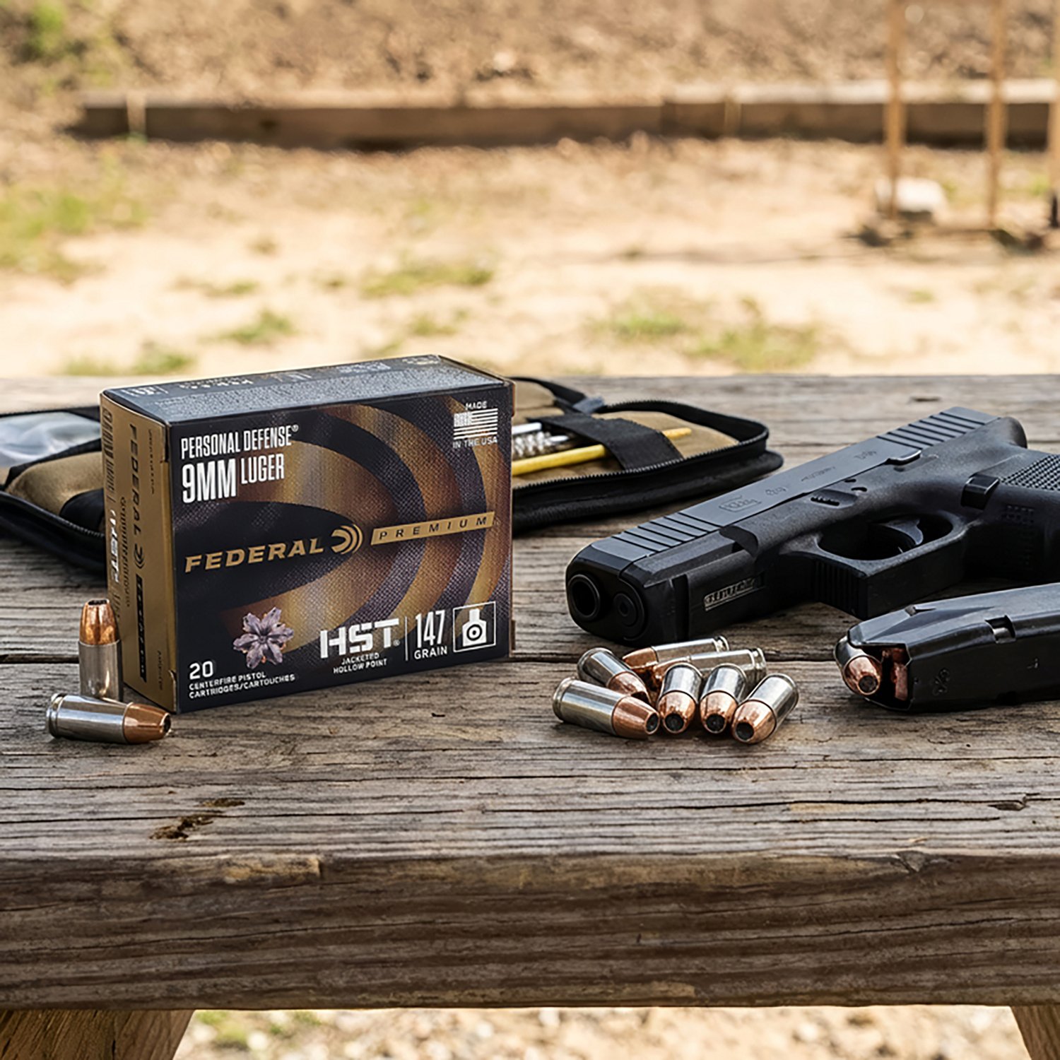 Federal Premium 9mm Luger HST 147-Grain Ammunition - 20-Rounds                                                                   - view number 2