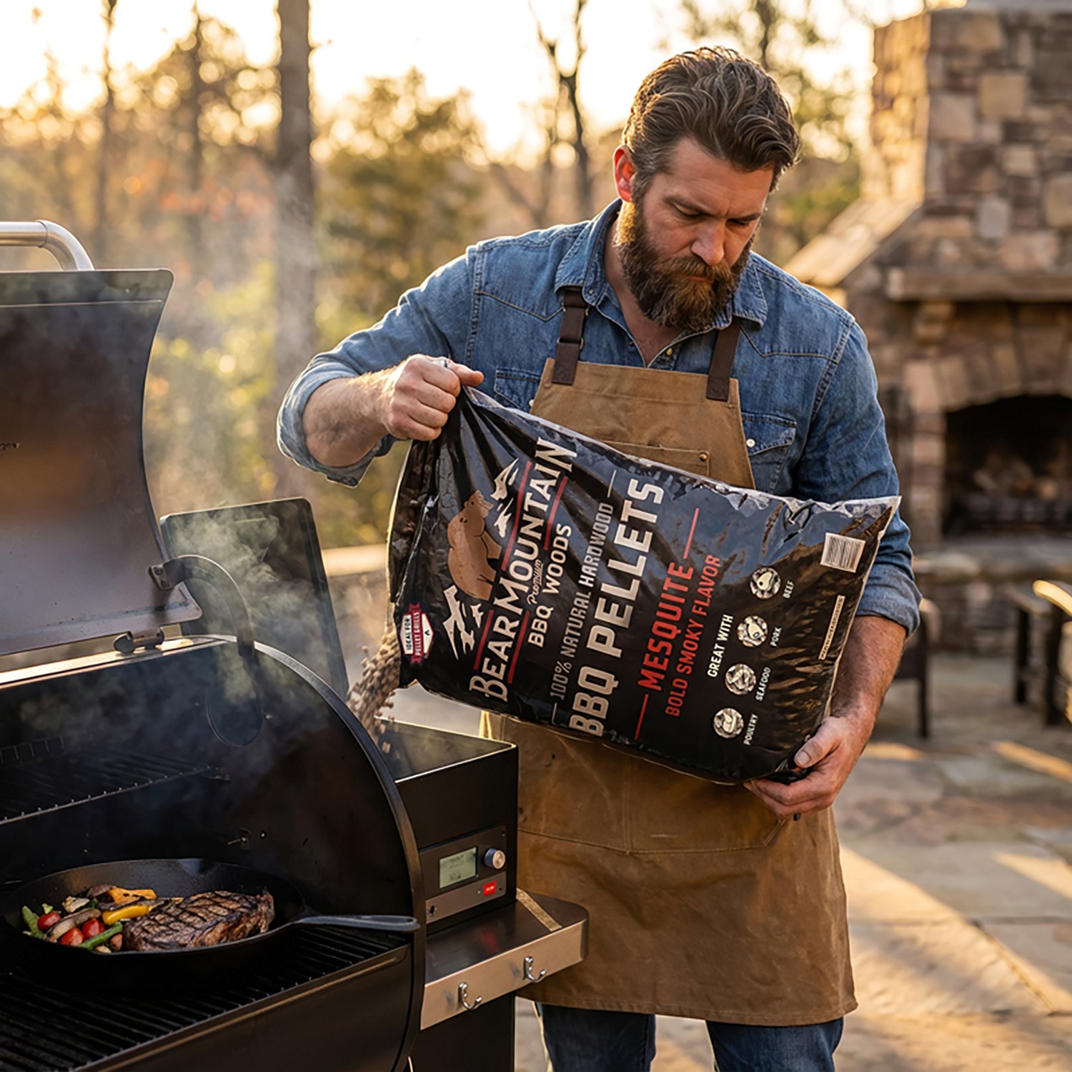 Bear Mountain BBQ Mesquite BBQ 20 lb Wood Pellets                                                                                - view number 2