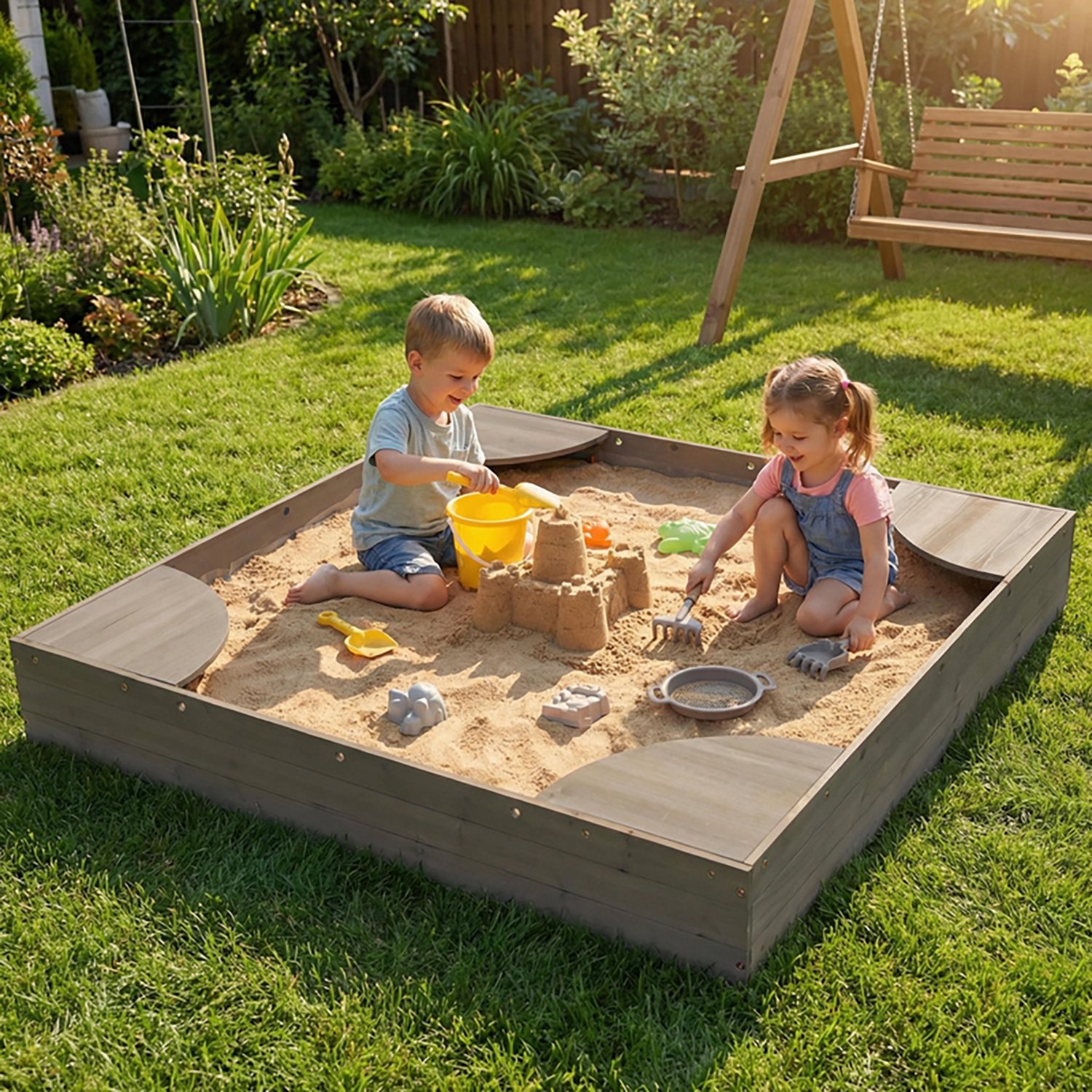 KidKraft Backyard Sandbox - view number 8