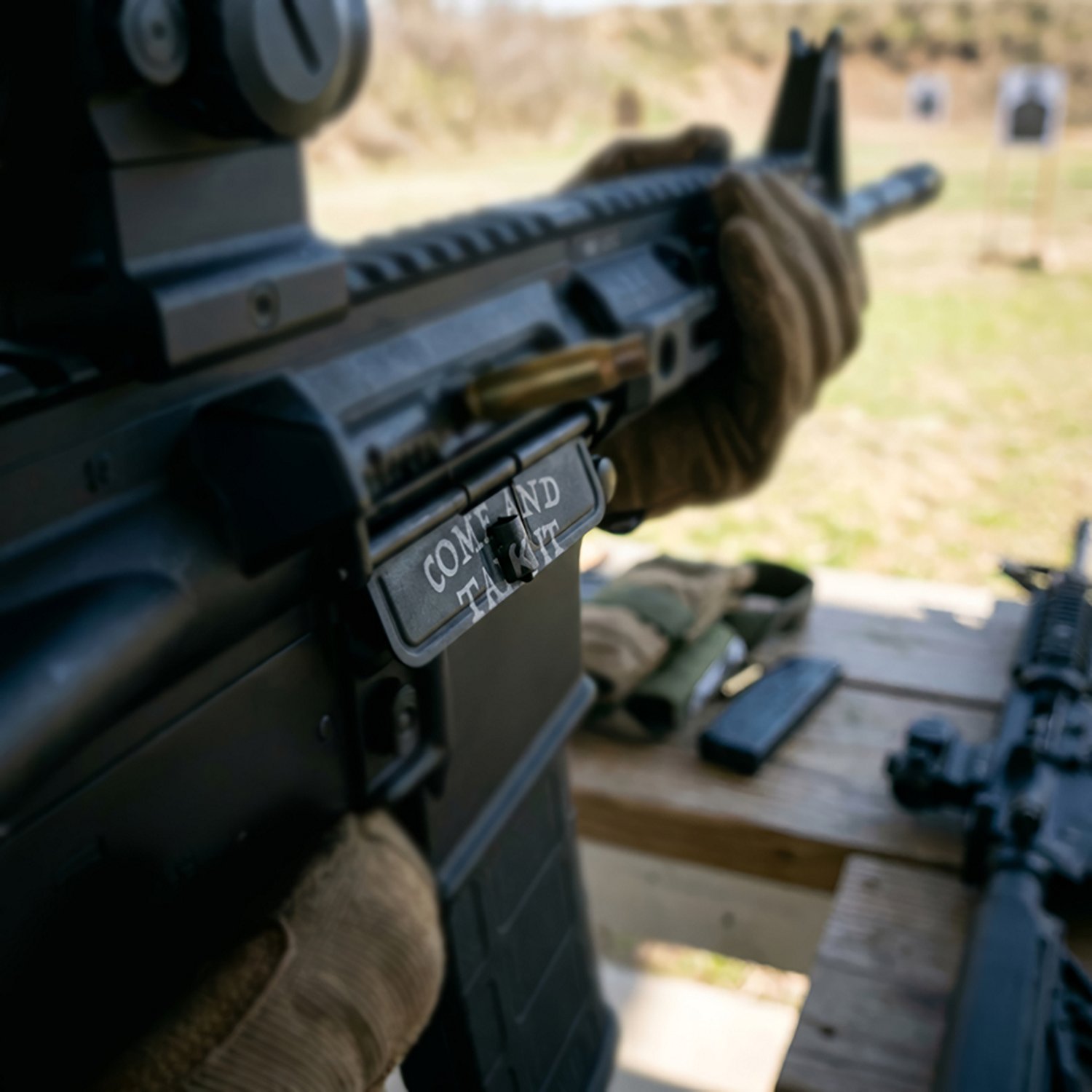 Mission First Tactical Come and Take It AR15 Ejection Port Dust Cover - view number 2