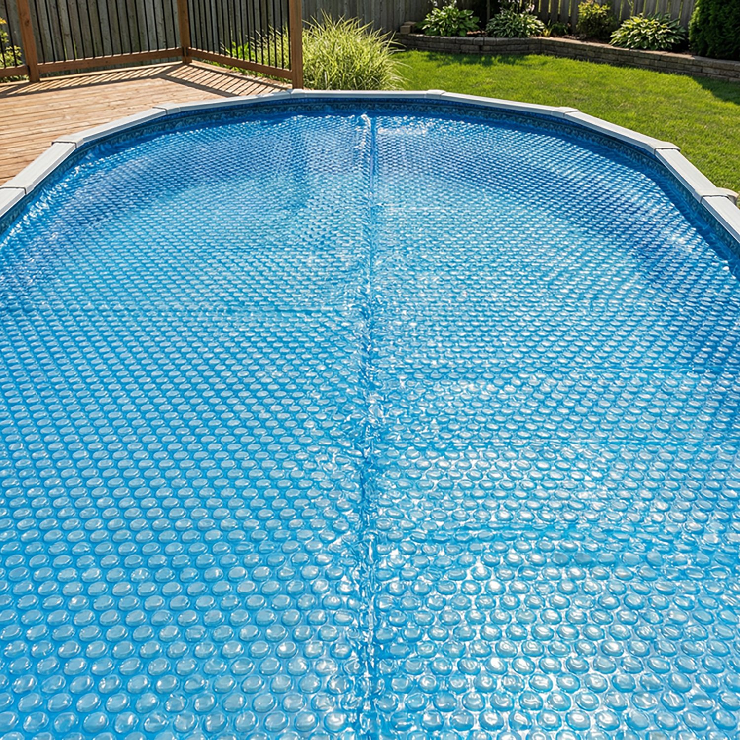 Blue Wave 8-mil Solar blanket for Oval Above-Ground Pools