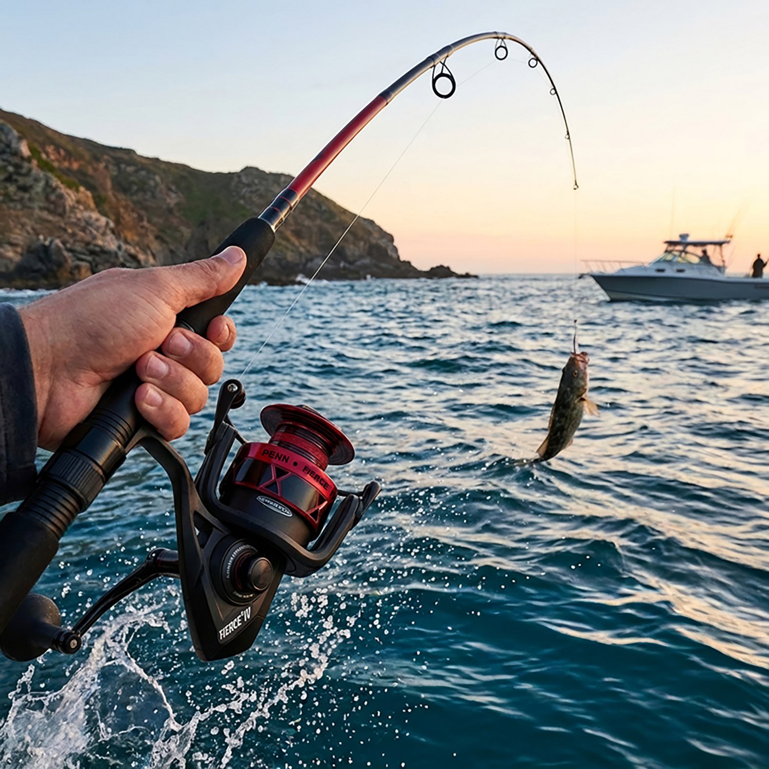 PENN Fierce IV Spinning Rod and Reel Combo                                                                                       - view number 6