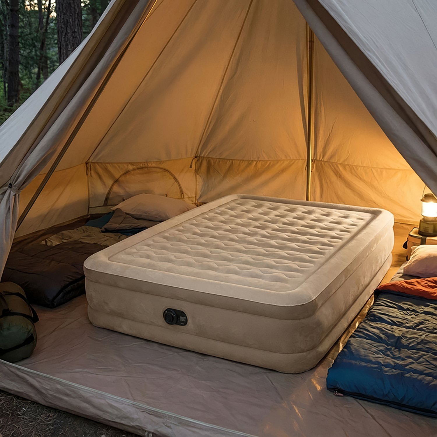 INTEX Dura-Beam Deluxe Queen Ultra-Plush Airbed with Fiber-Tech RP - view number 6