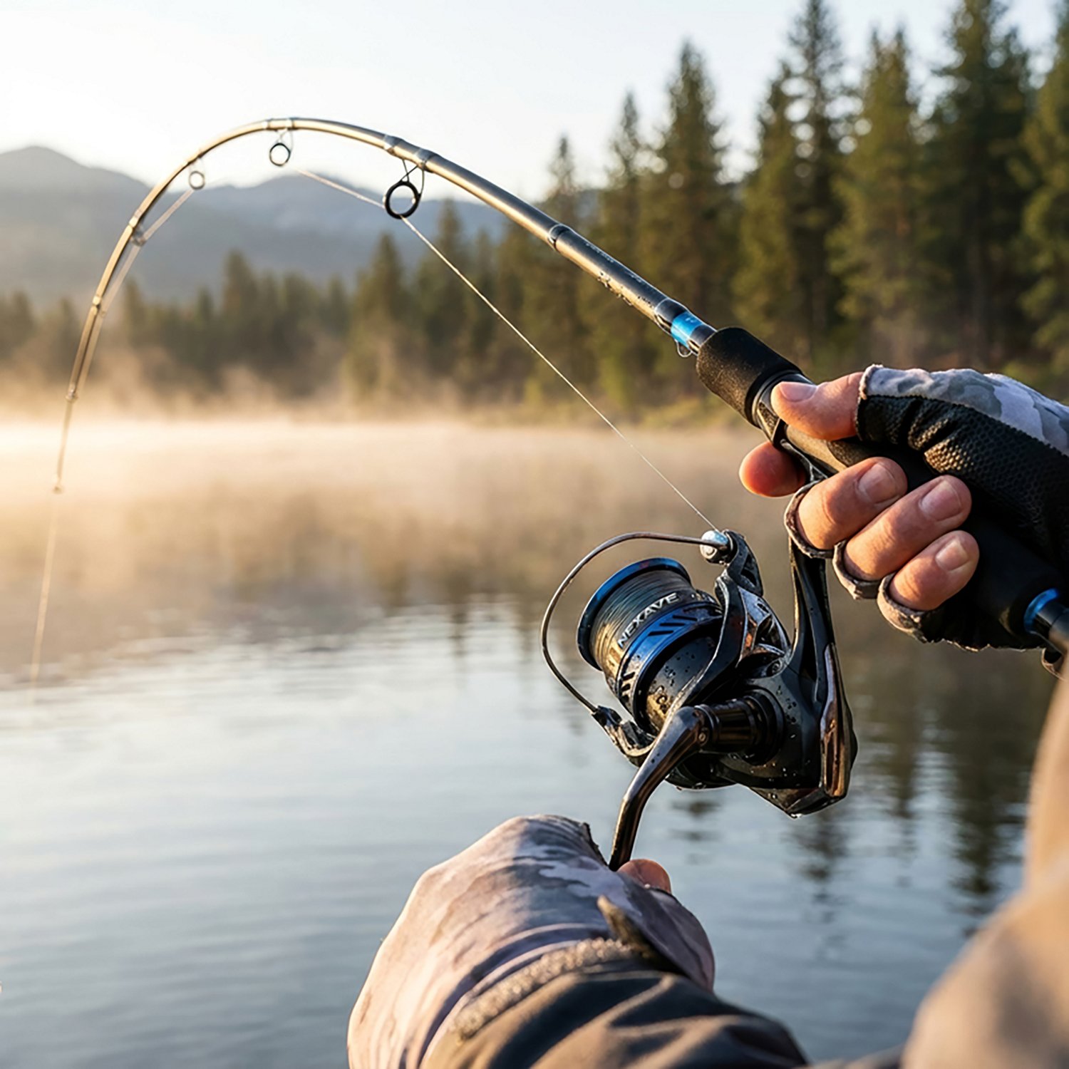 Shimano Nexave Spinning Rod and Reel Combo