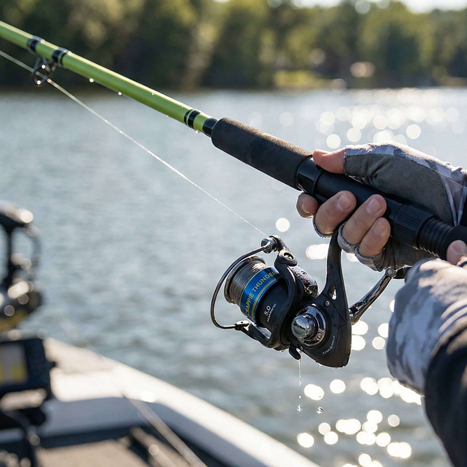 Crappie Thunder Jig/Troll Spin Rod And Reel Combo - view number 4