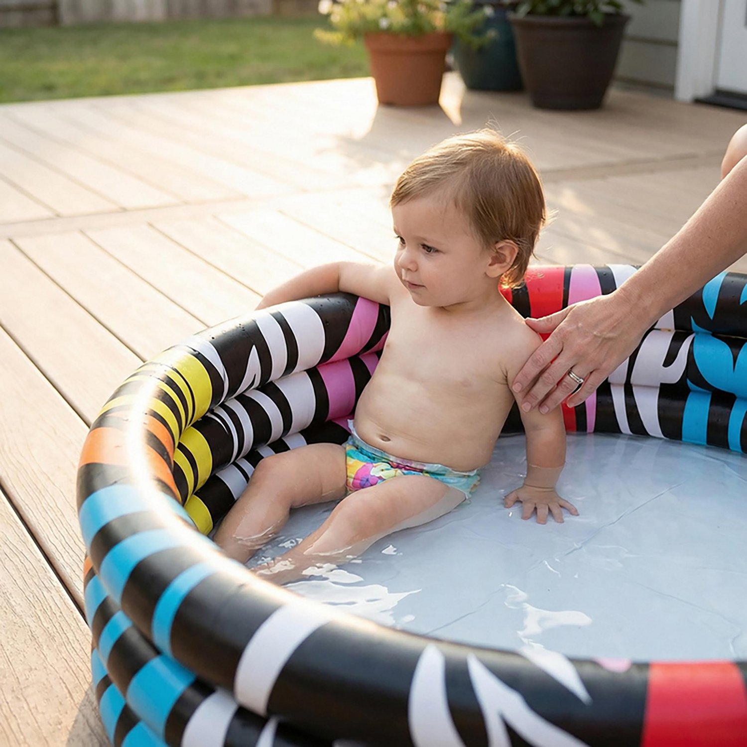 Poolmaster Pre-Swimmer Zebra Inflatable Kids Pool - view number 4