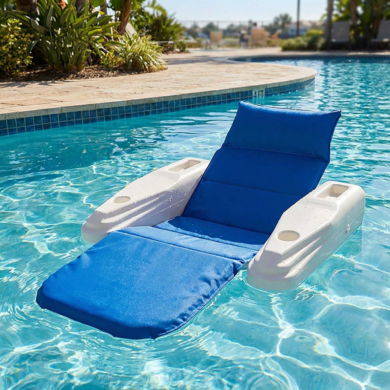 Poolmaster Rio Blue Bayou Adjustable Pool Float Chaise Lounge                                                                    - view number 5