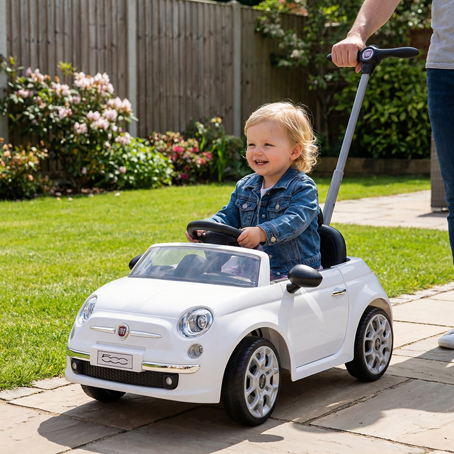 Best Ride On Cars Fiat 500 Push Car Stroller - view number 5