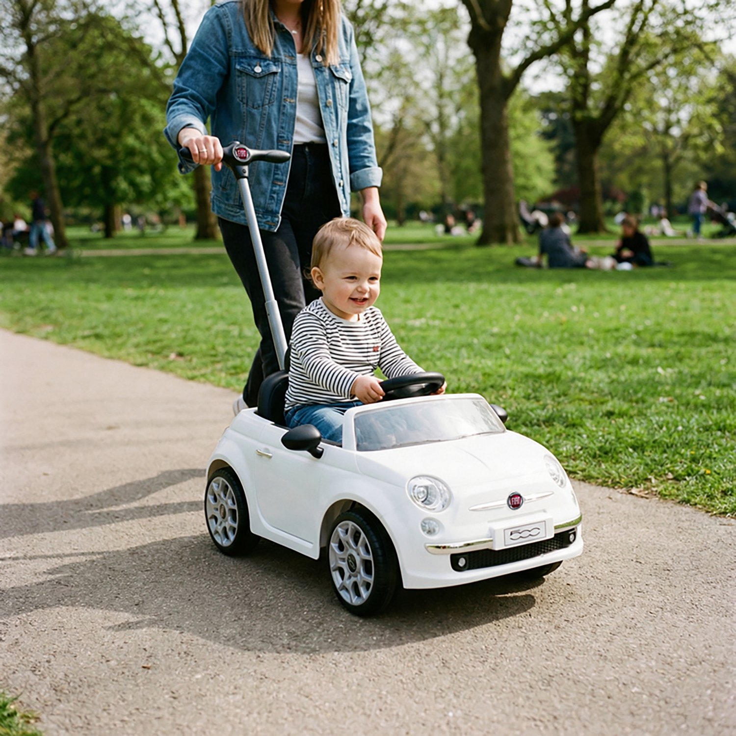 Best Ride On Cars Fiat 500 Push Car Stroller - view number 6