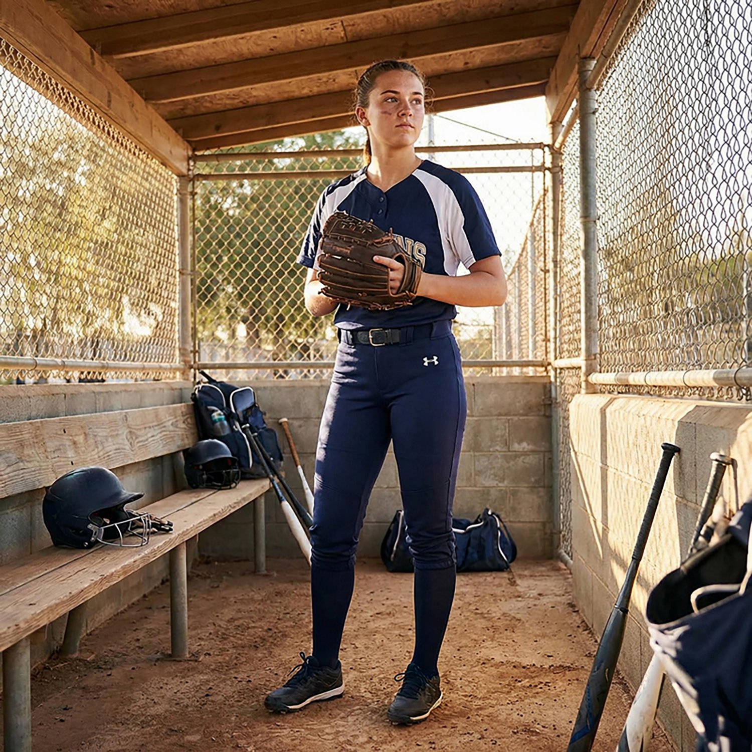 Under Armour Girls’ Utility Softball Pants                                                                                     - view number 3