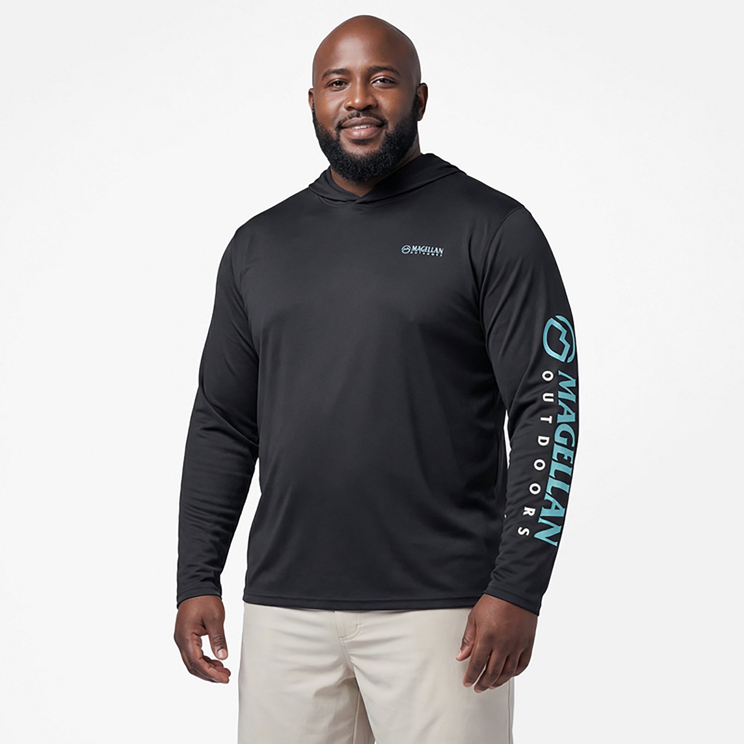 Magellan Outdoors Men's Casting Crew Long Sleeve Hoodie