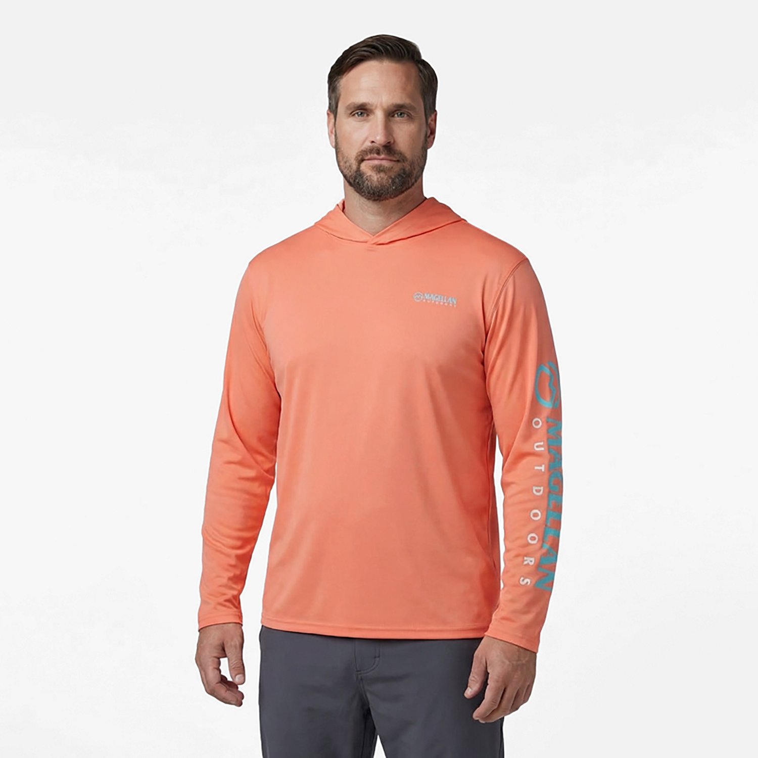 Magellan Outdoors Men's Casting Crew Long Sleeve Hoodie - view number 2