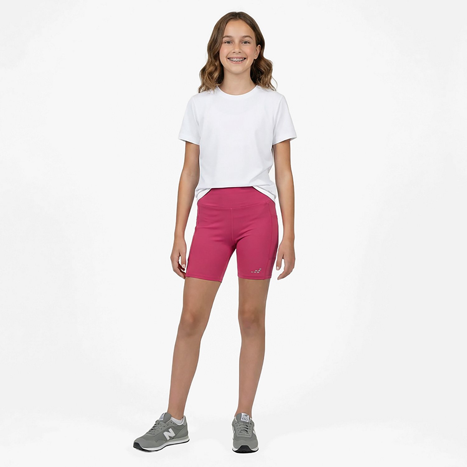 BCG Girls' Solid Bike Shorts