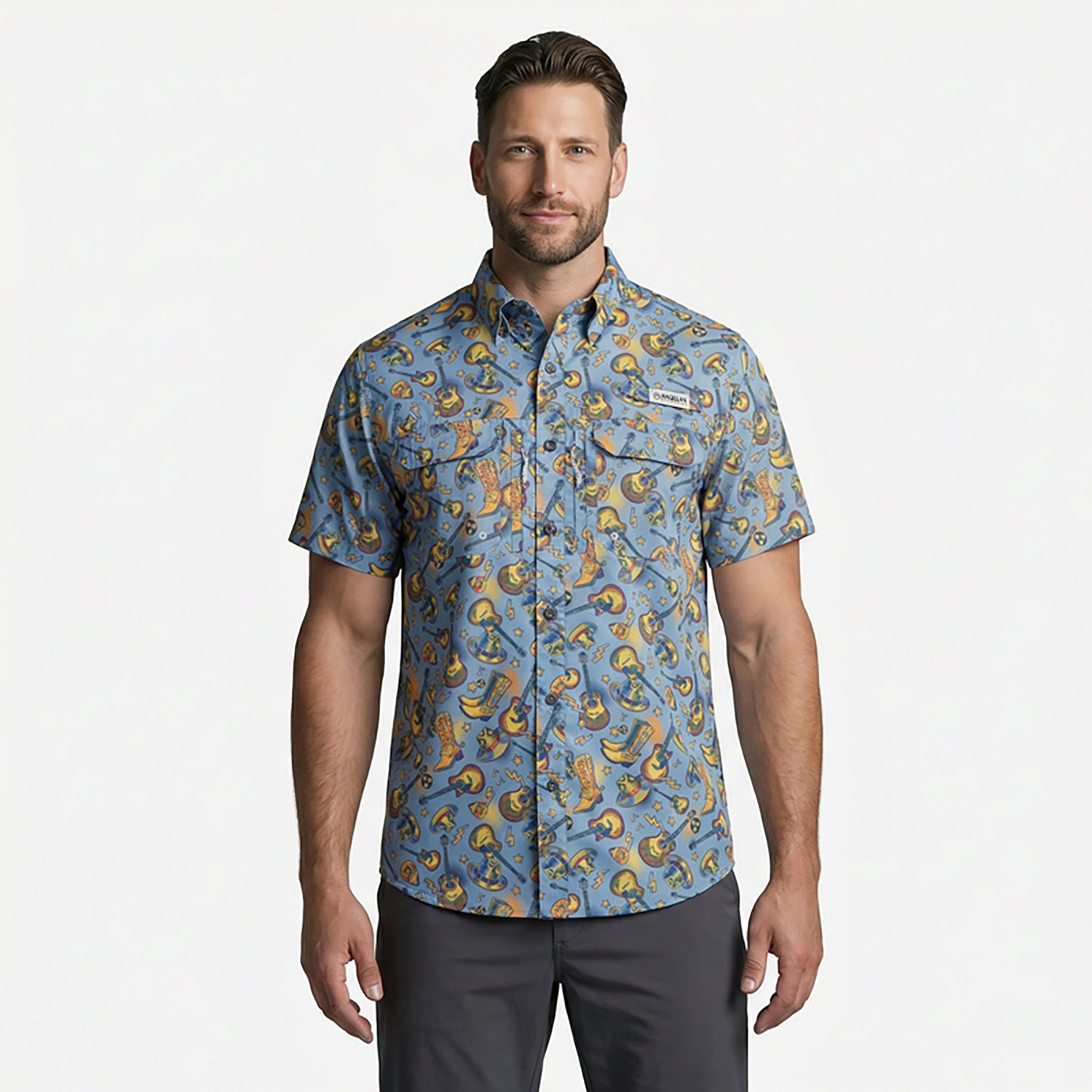 Magellan Outdoors Men's Tennessee Local State Print Shirt - view number 2