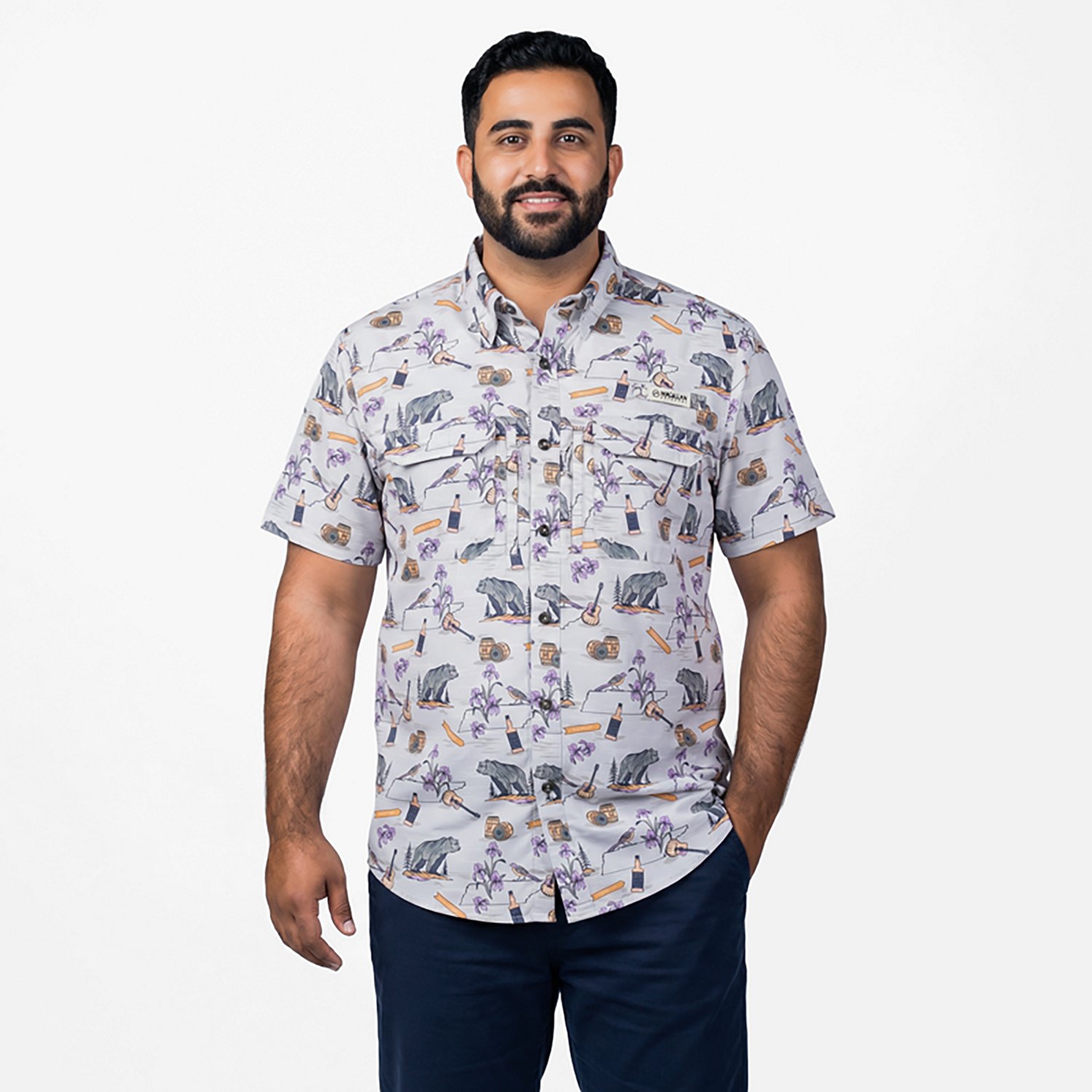 Magellan Outdoors Men's Tennessee Local State Print Shirt - view number 2