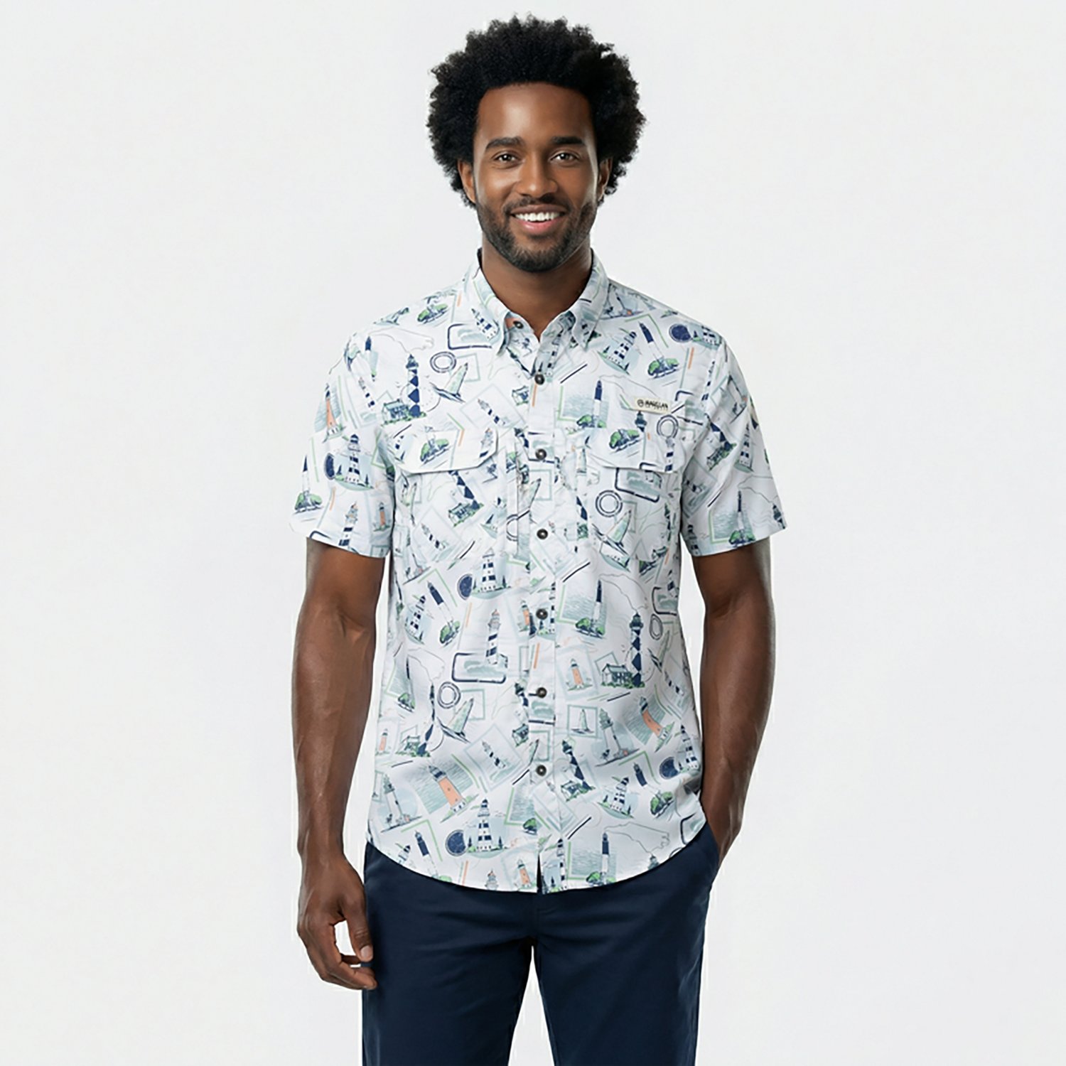 Magellan Outdoors Men's North Carolina Local State Print Shirt - view number 2