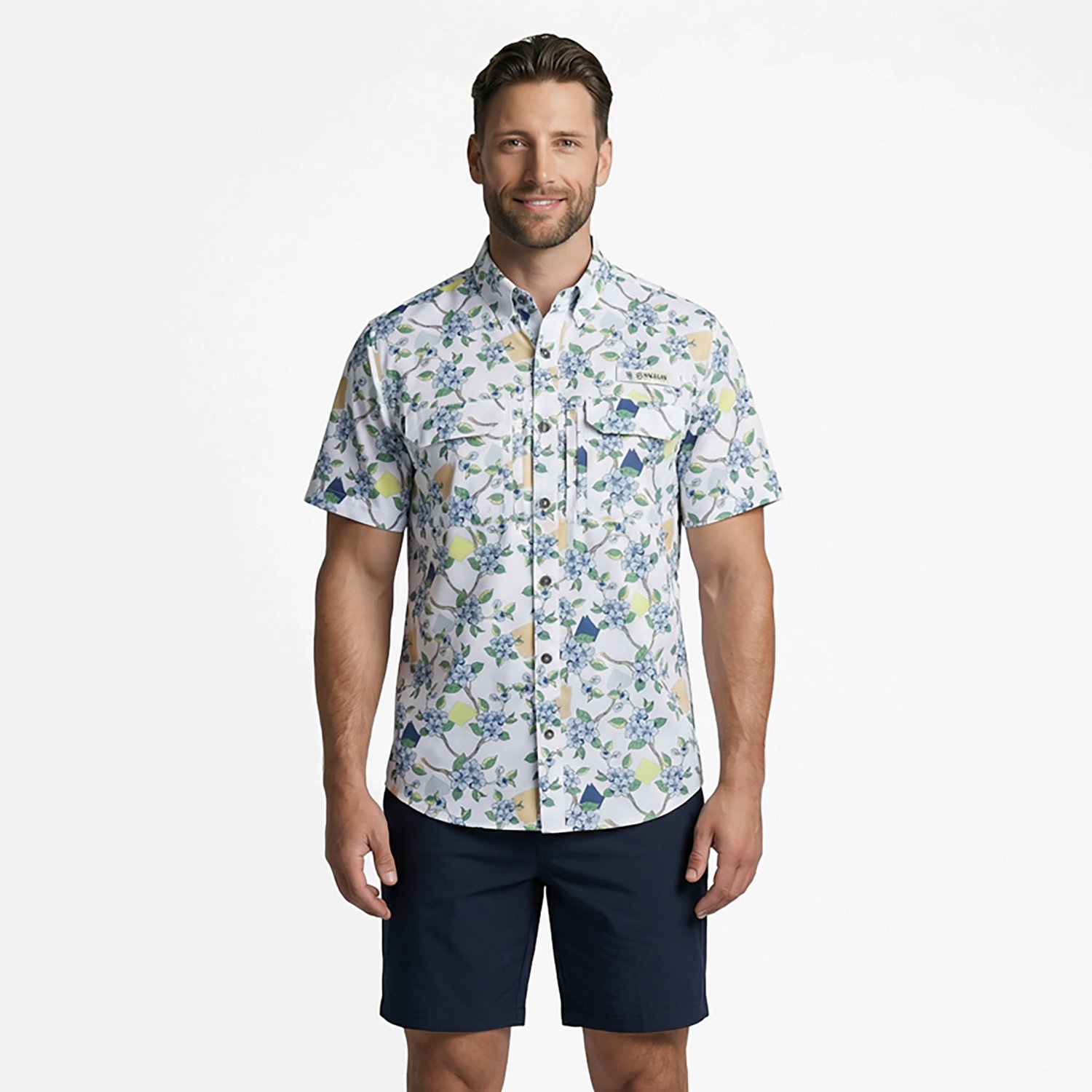 Magellan Outdoors Men's Arkansas Local State Print Shirt - view number 2